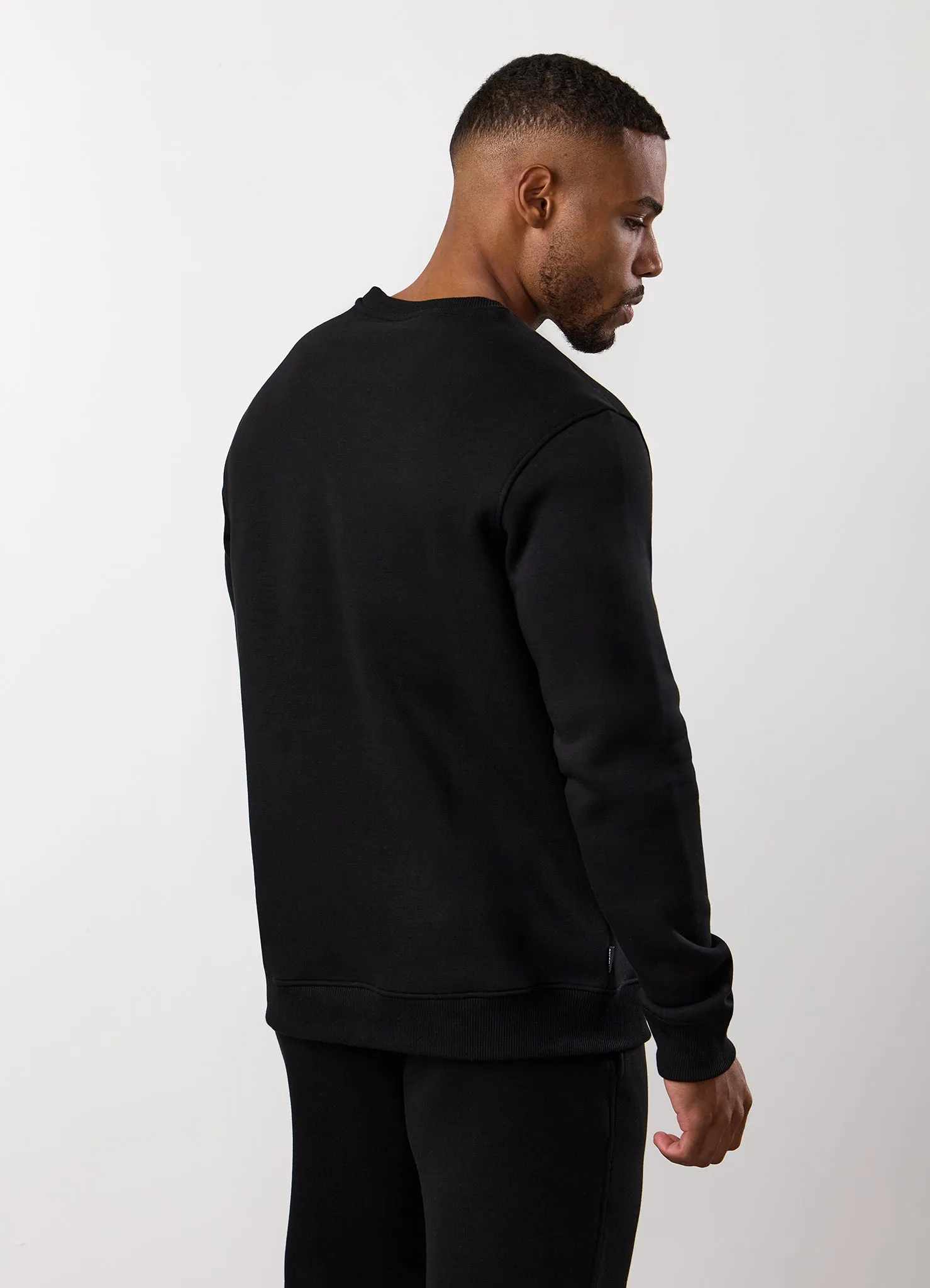 Gym King Fundamental Linear Crew - Black sold by The Gym King product image thumbnail 3