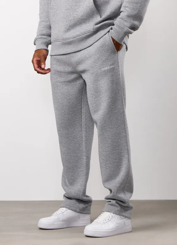 Gym King Fundamental Linear Straight Leg Jogger - Grey Marl sold by The Gym King