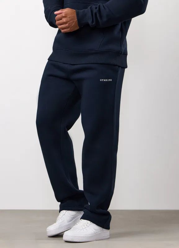 Gym King Fundamental Linear Straight Leg Jogger - Navy sold by The Gym King