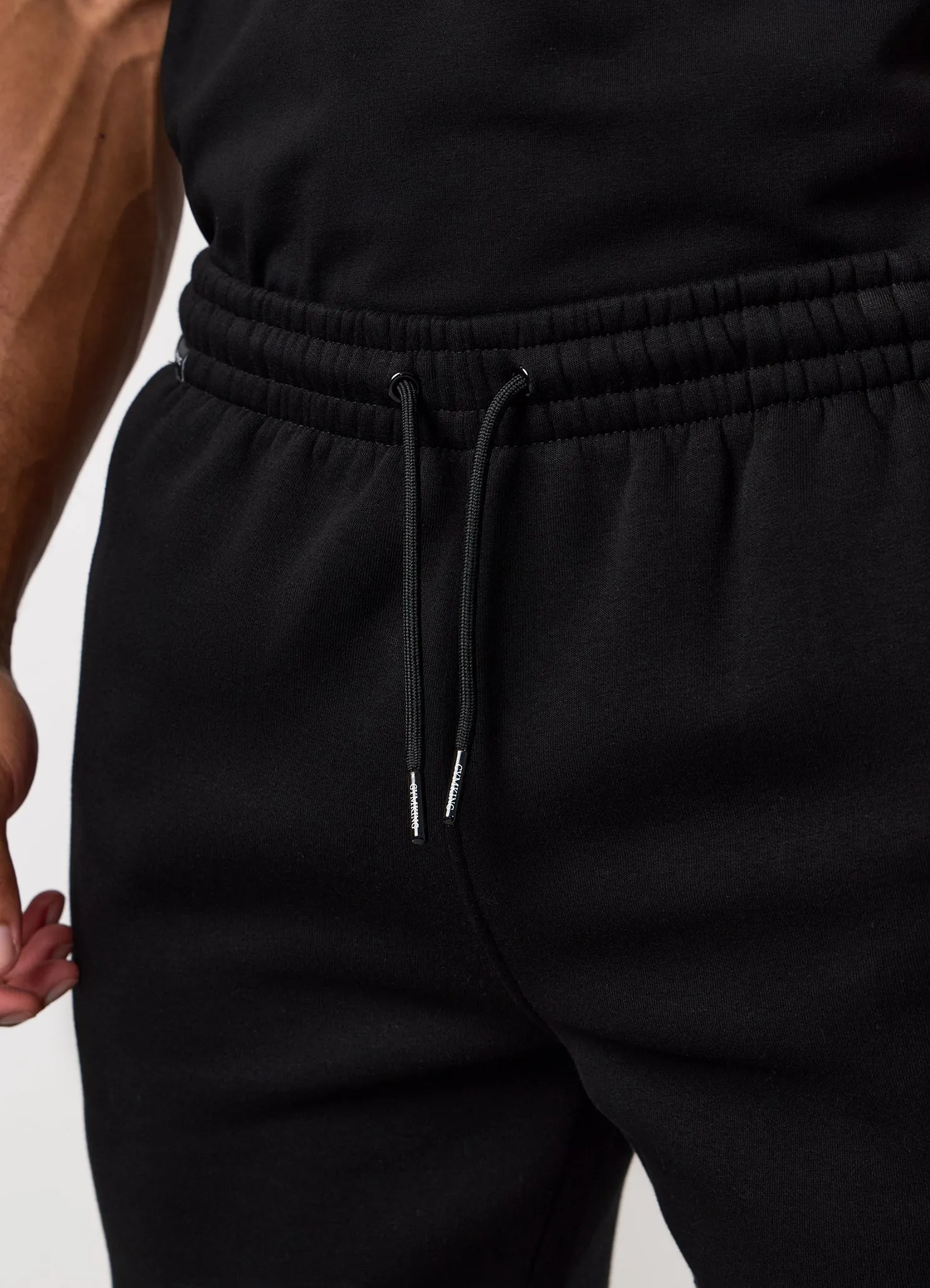 Gym King Fundamental Linear Straight Leg Jogger - Black sold by The Gym King product image thumbnail 5