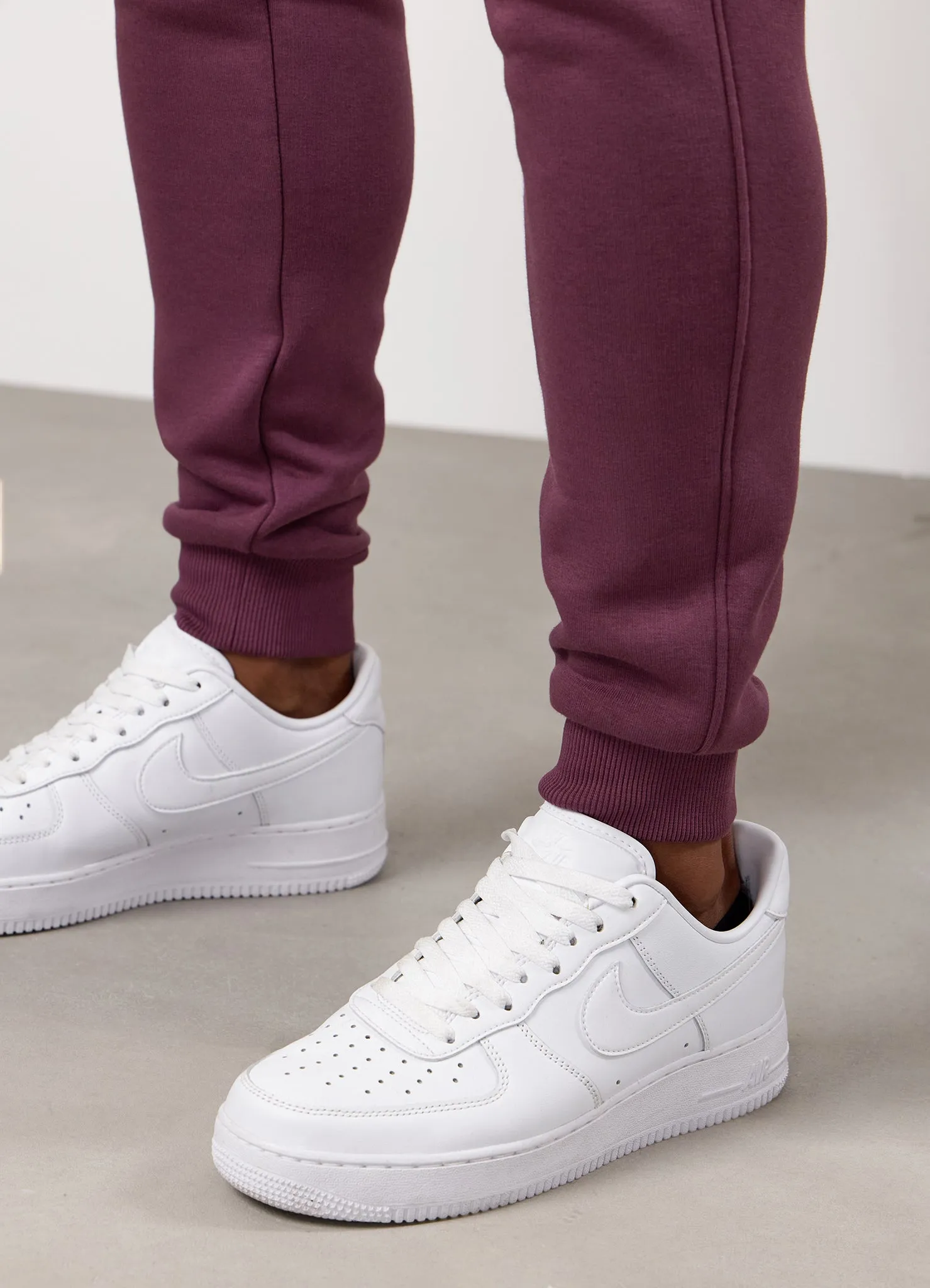 Gym King Fundamental Linear Fleece Jogger - Mulberry sold by The Gym King product image thumbnail 5