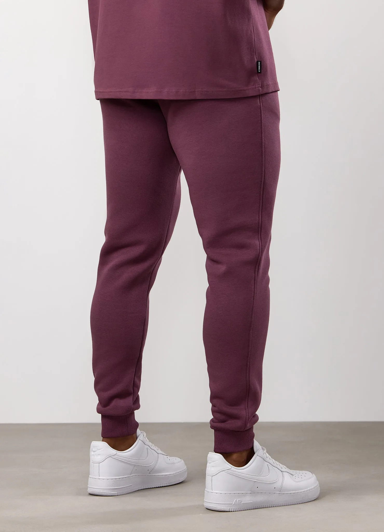 Gym King Fundamental Linear Fleece Jogger - Mulberry sold by The Gym King product image thumbnail 3