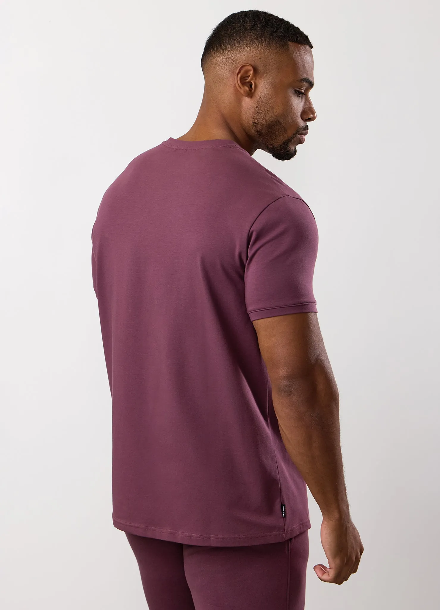 Gym King Fundamental Linear Tee - Mulberry sold by The Gym King product image thumbnail 3