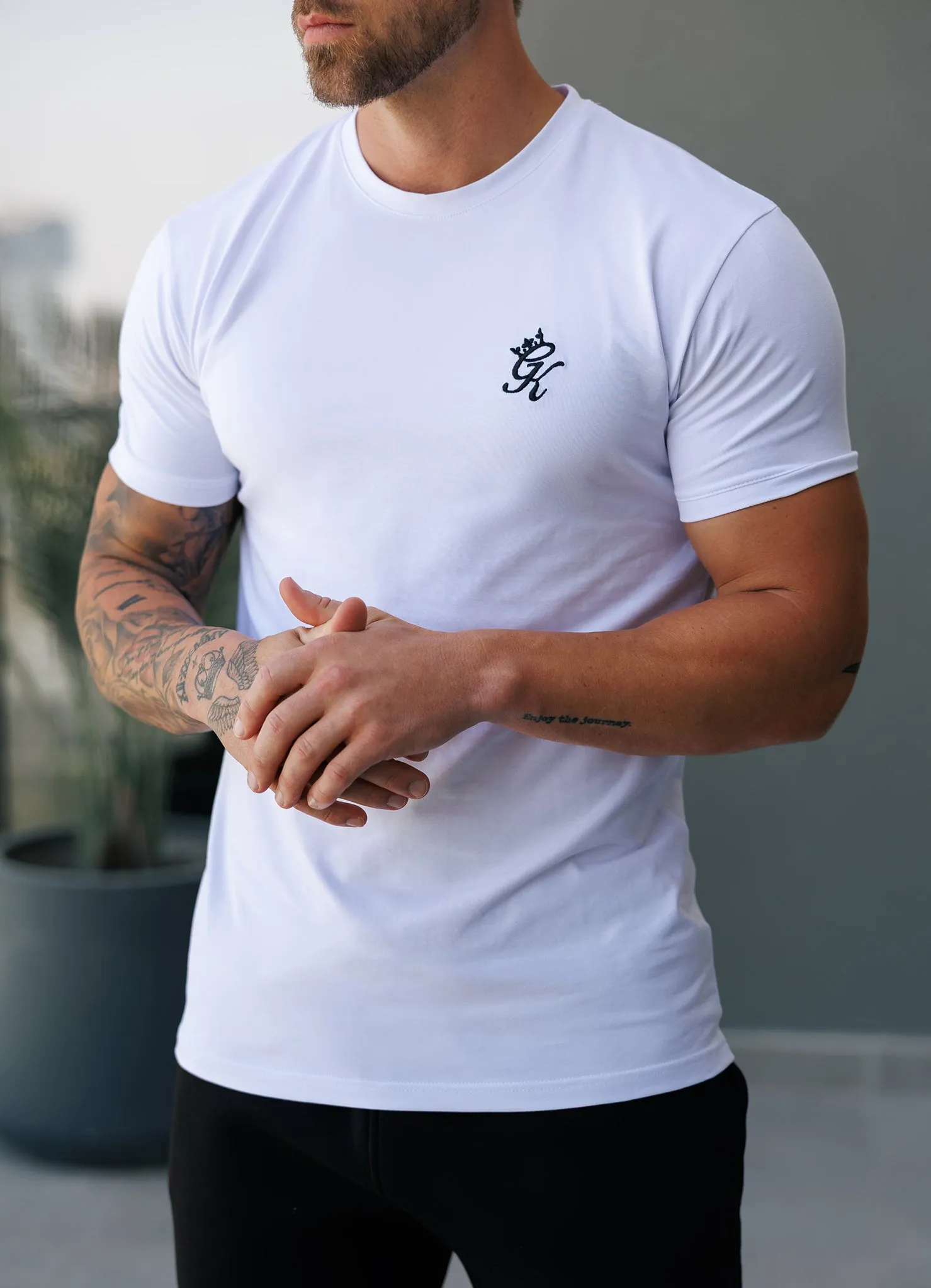 Gym King Fundamental Jersey Tee - White sold by The Gym King product image thumbnail 5