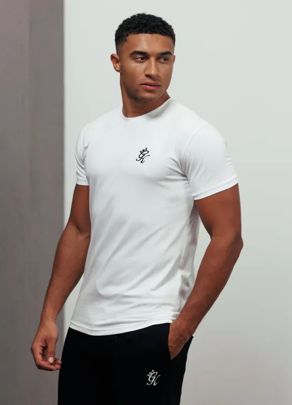 Gym King Fundamental Jersey Tee - White sold by The Gym King