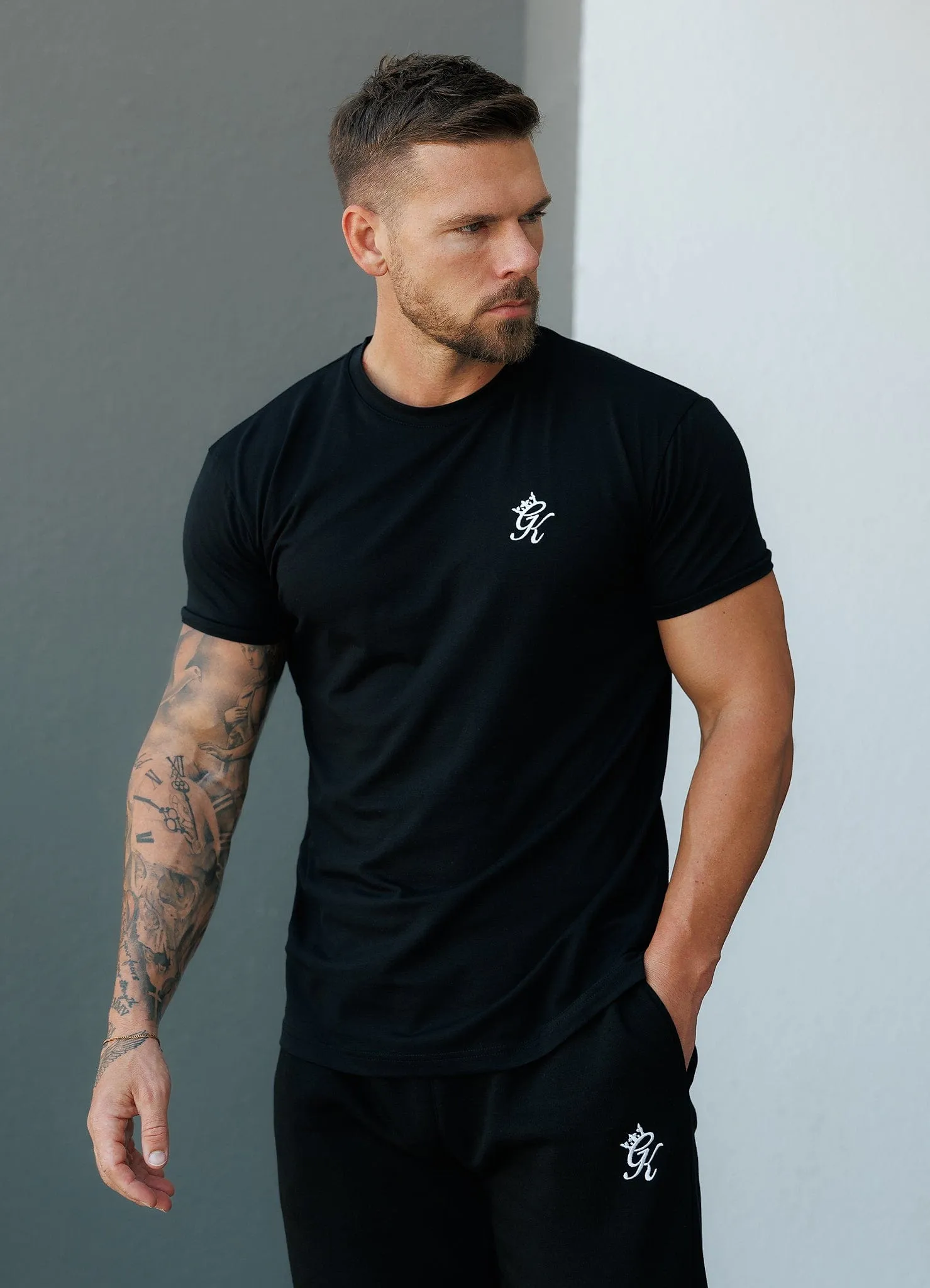 Gym King Fundamental Jersey Tee - Black sold by The Gym King product image thumbnail 5