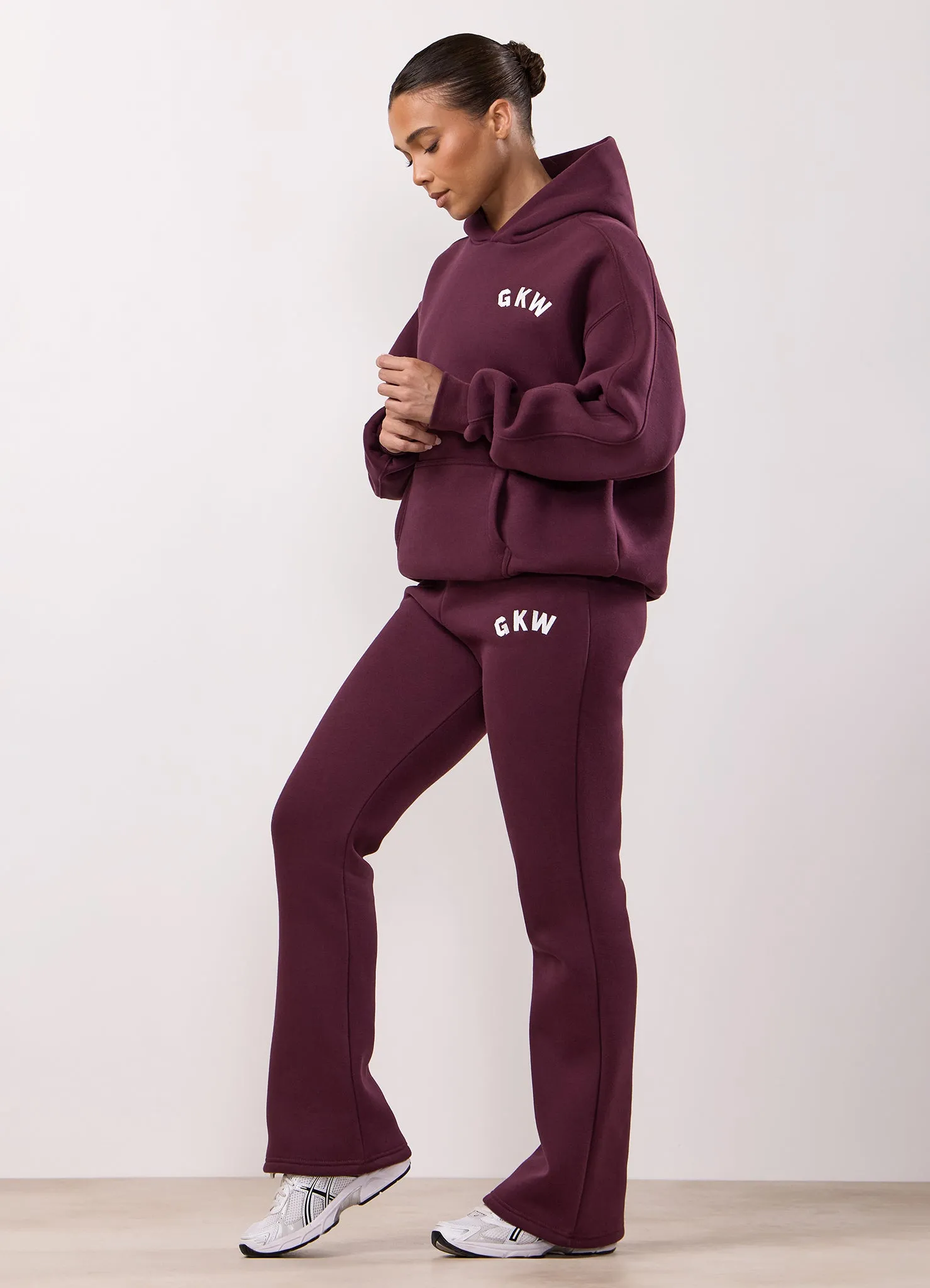 Gym King Inspire Flared Jogger - Vibrant Fig sold by The Gym King product image thumbnail 4