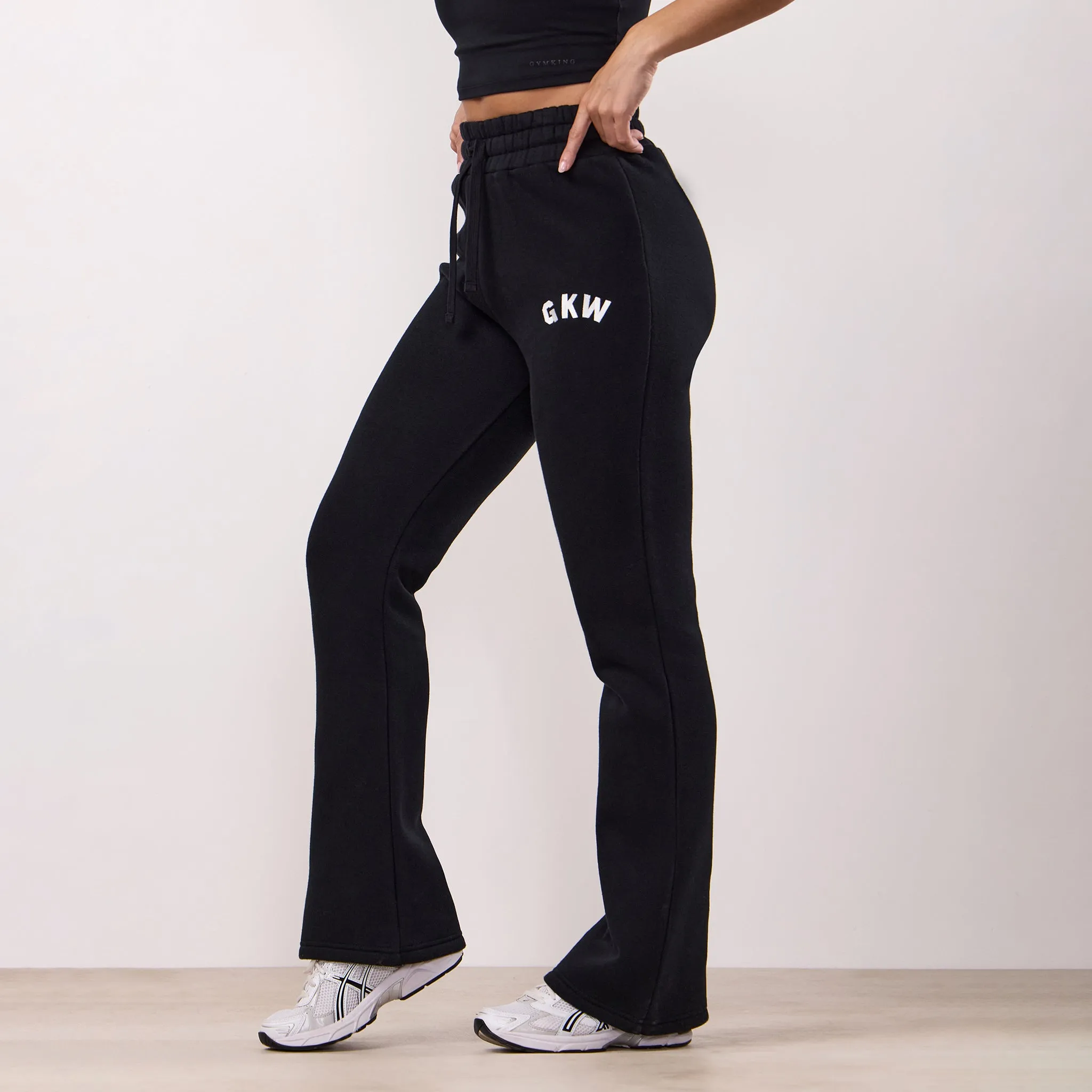 Gym King Inspire Flared Jogger - Black sold by The Gym King product image thumbnail 2