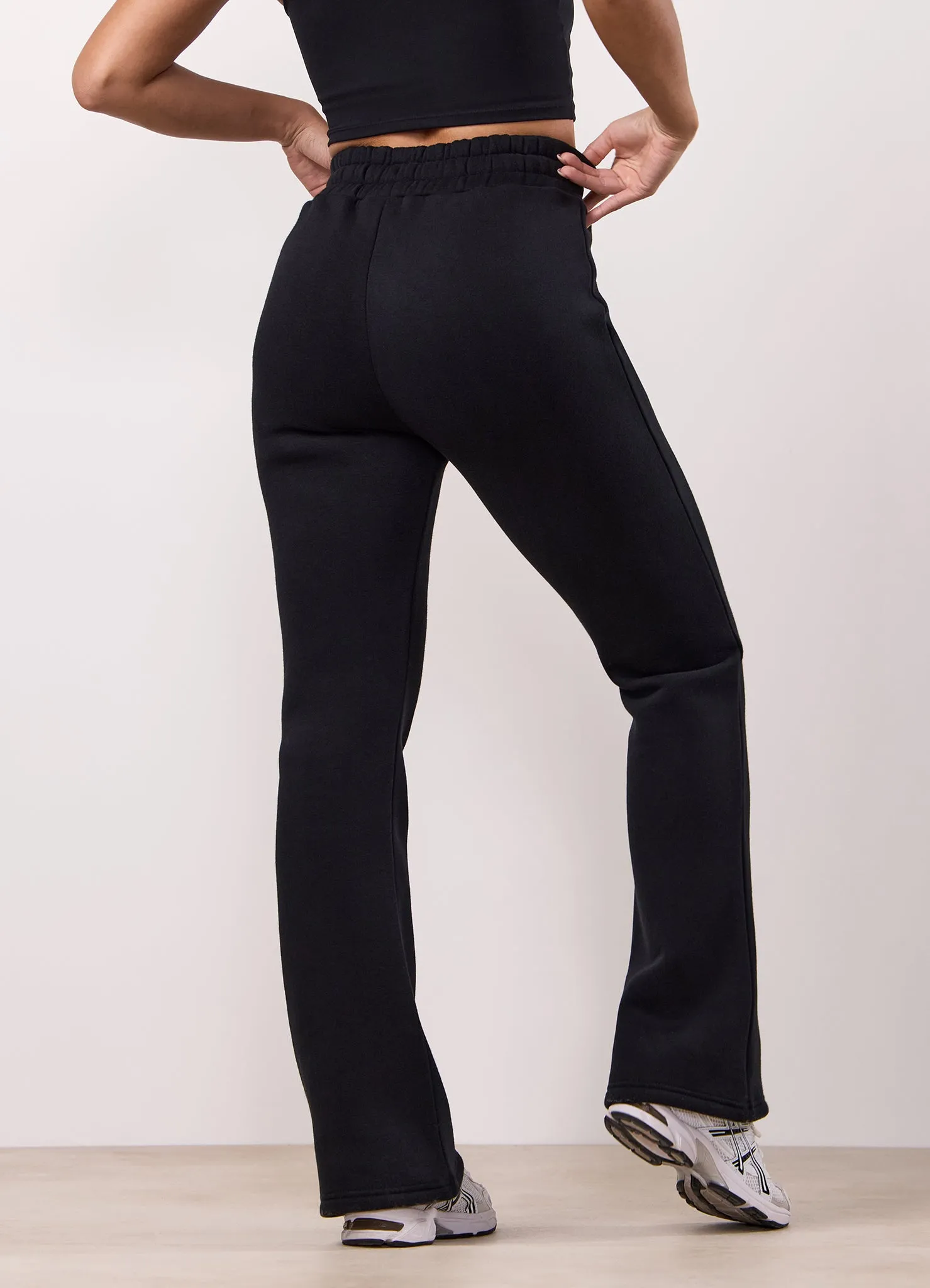 Gym King Inspire Flared Jogger - Black sold by The Gym King product image thumbnail 3