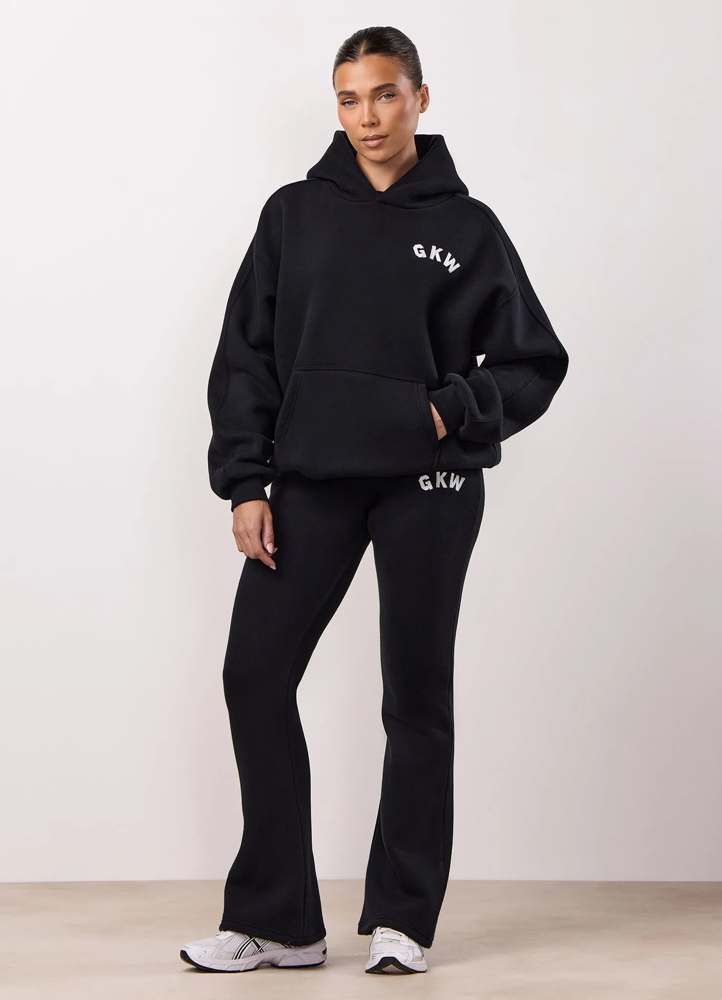 Gym King Inspire Flared Jogger - Black sold by The Gym King product image thumbnail 4