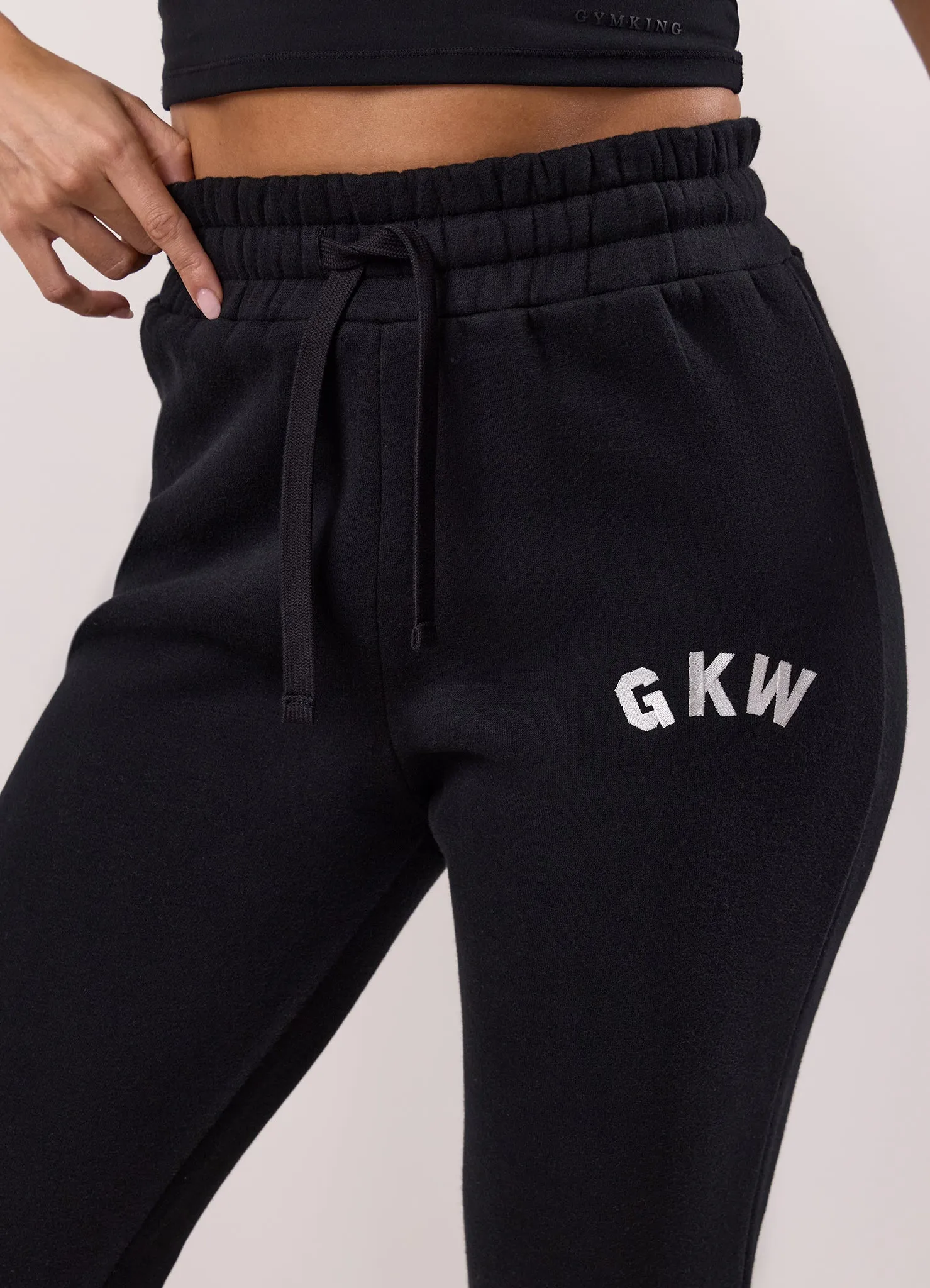 Gym King Inspire Flared Jogger - Black sold by The Gym King product image thumbnail 5