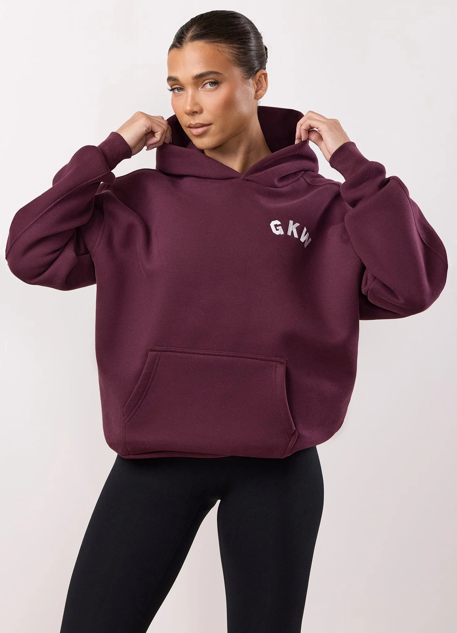 Gym King Inspire Oversized Hoodie - Vibrant Fig sold by The Gym King
