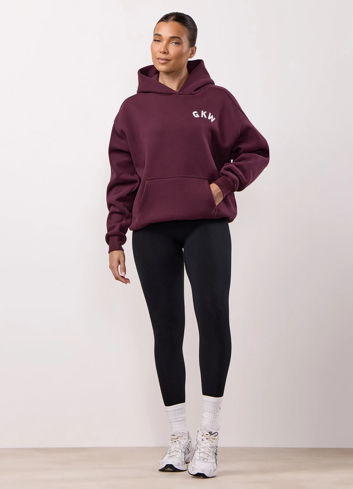 Gym King Inspire Oversized Hoodie - Vibrant Fig sold by The Gym King product image thumbnail 4