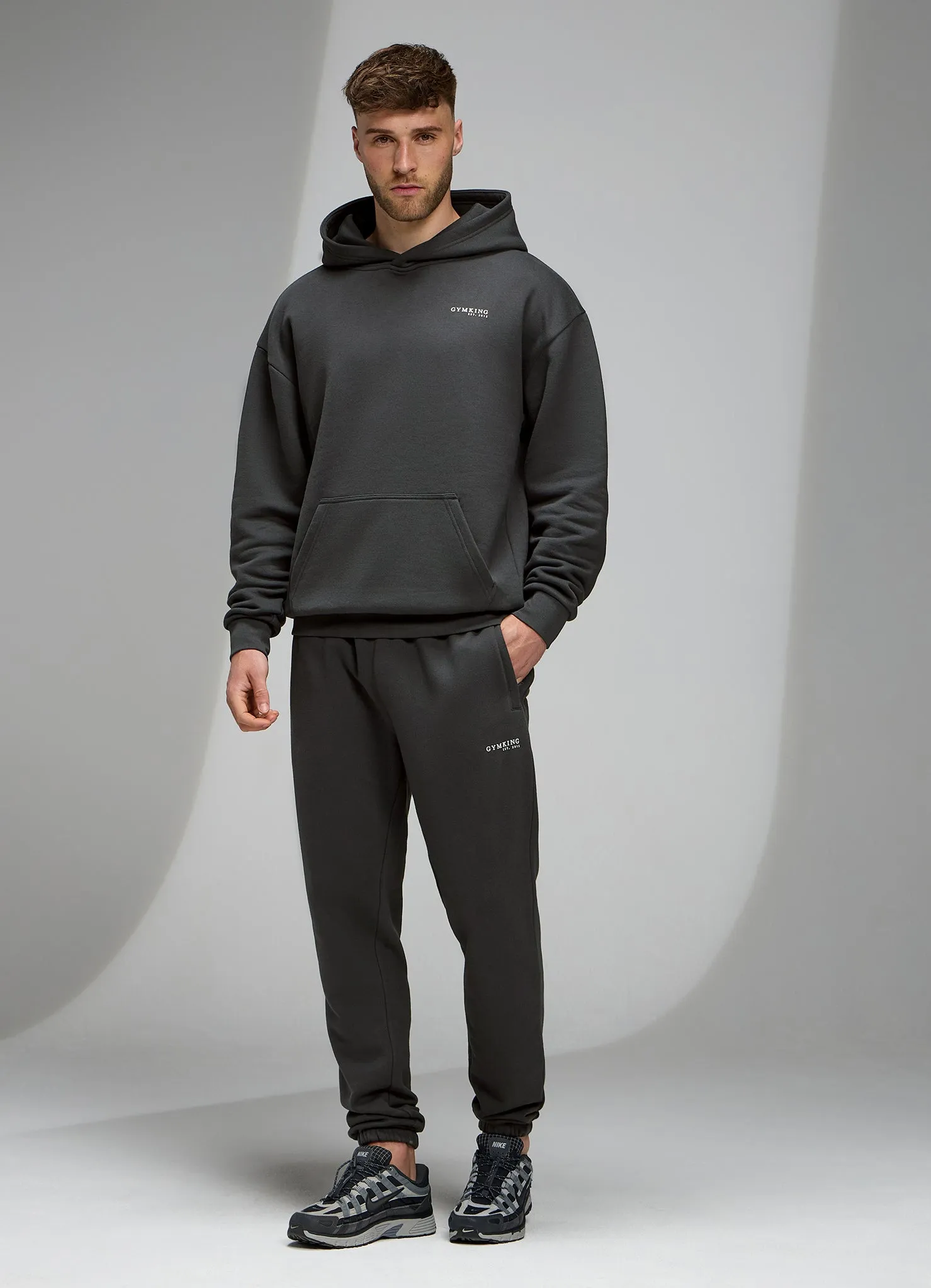 Gym King Established V2 Hood Tracksuit - Green Smoke sold by The Gym King