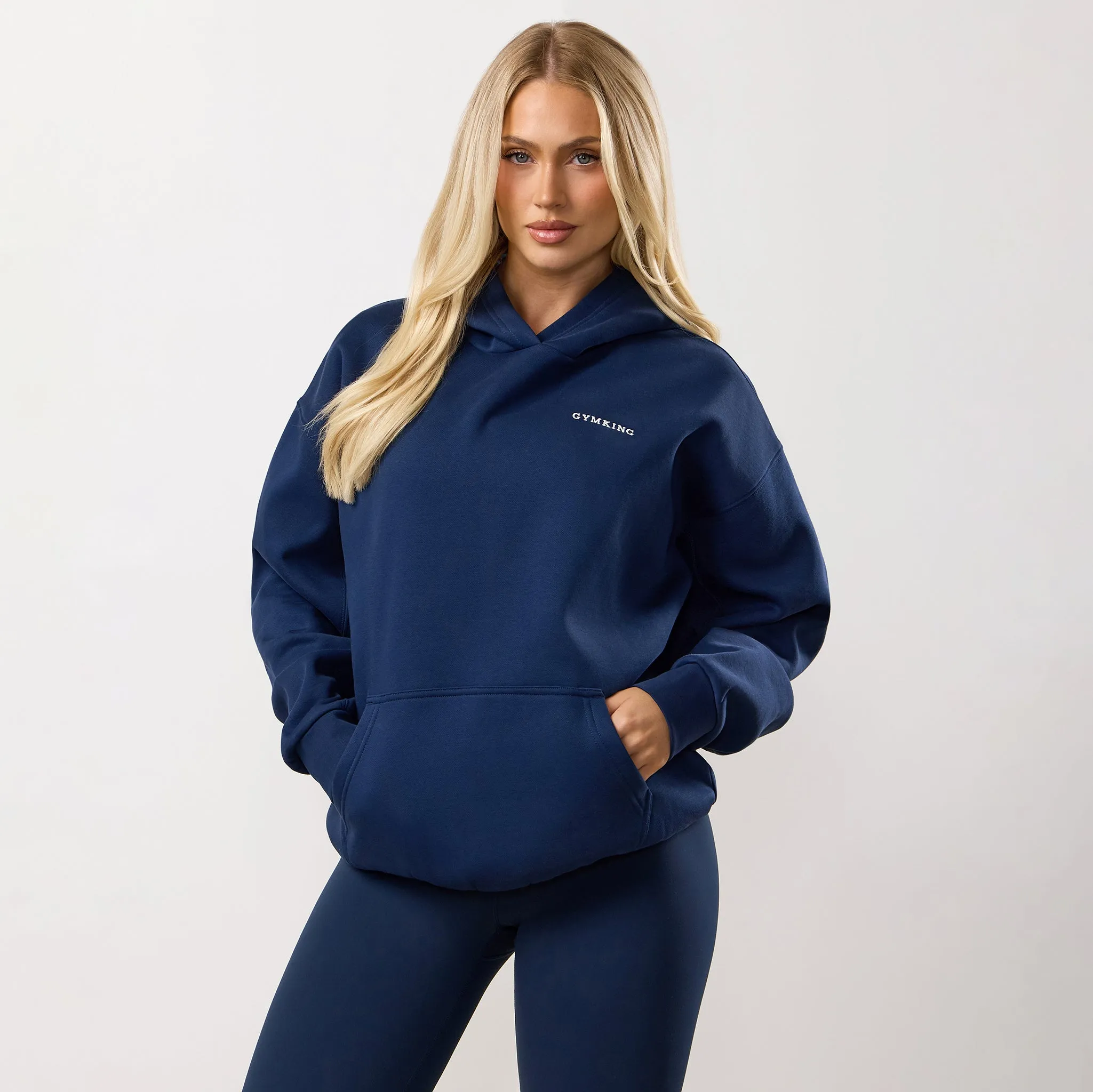 Gym King 365 Relaxed Fit Hood - Rich Blue sold by The Gym King product image thumbnail 2