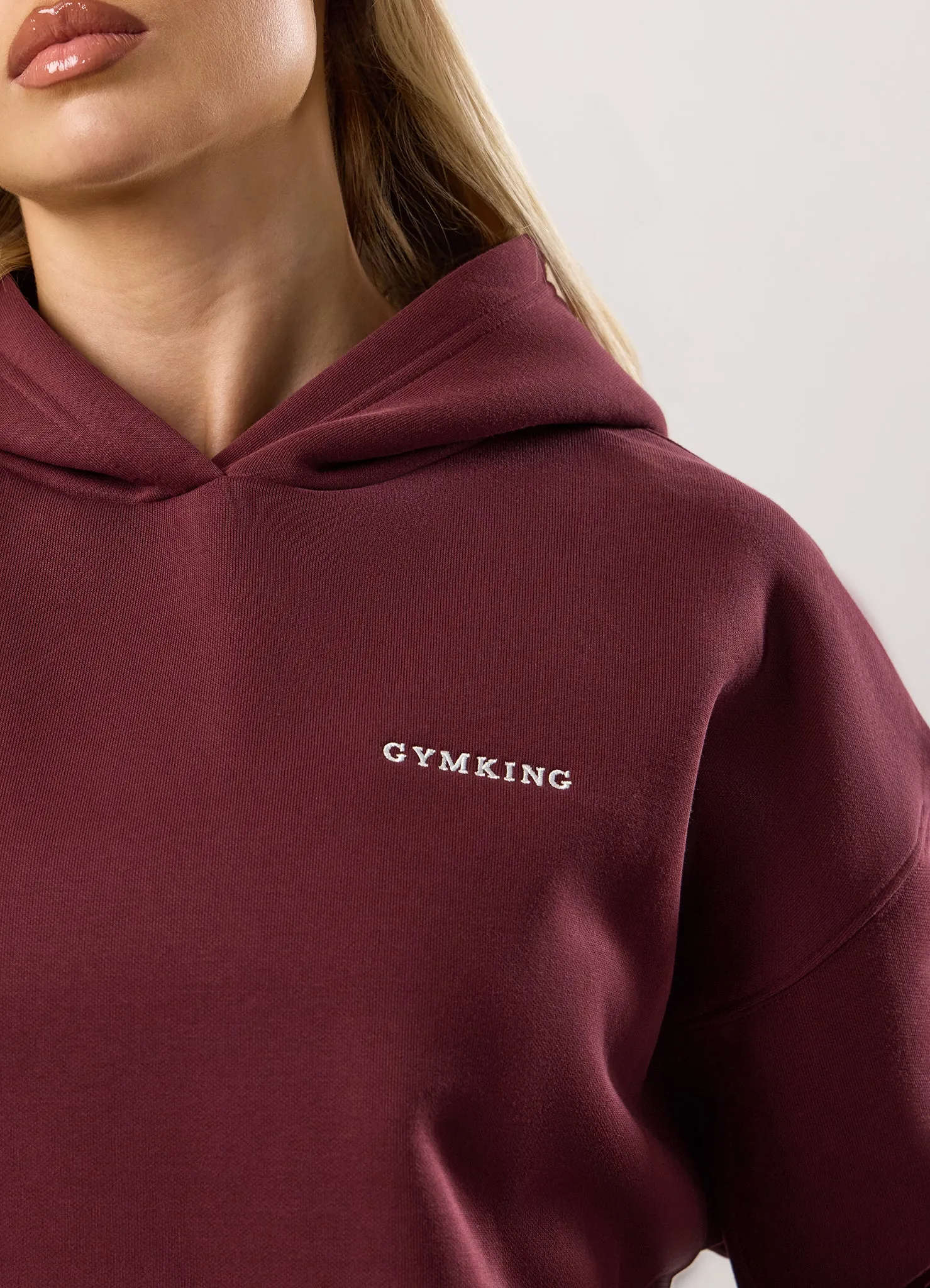 Gym King 365 Relaxed Fit Hood - Burgundy sold by The Gym King product image thumbnail 4