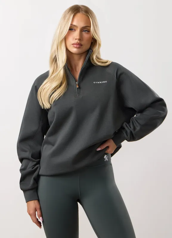 Gym King 365 Raglan Sleeve Funnel - Green Smoke sold by The Gym King