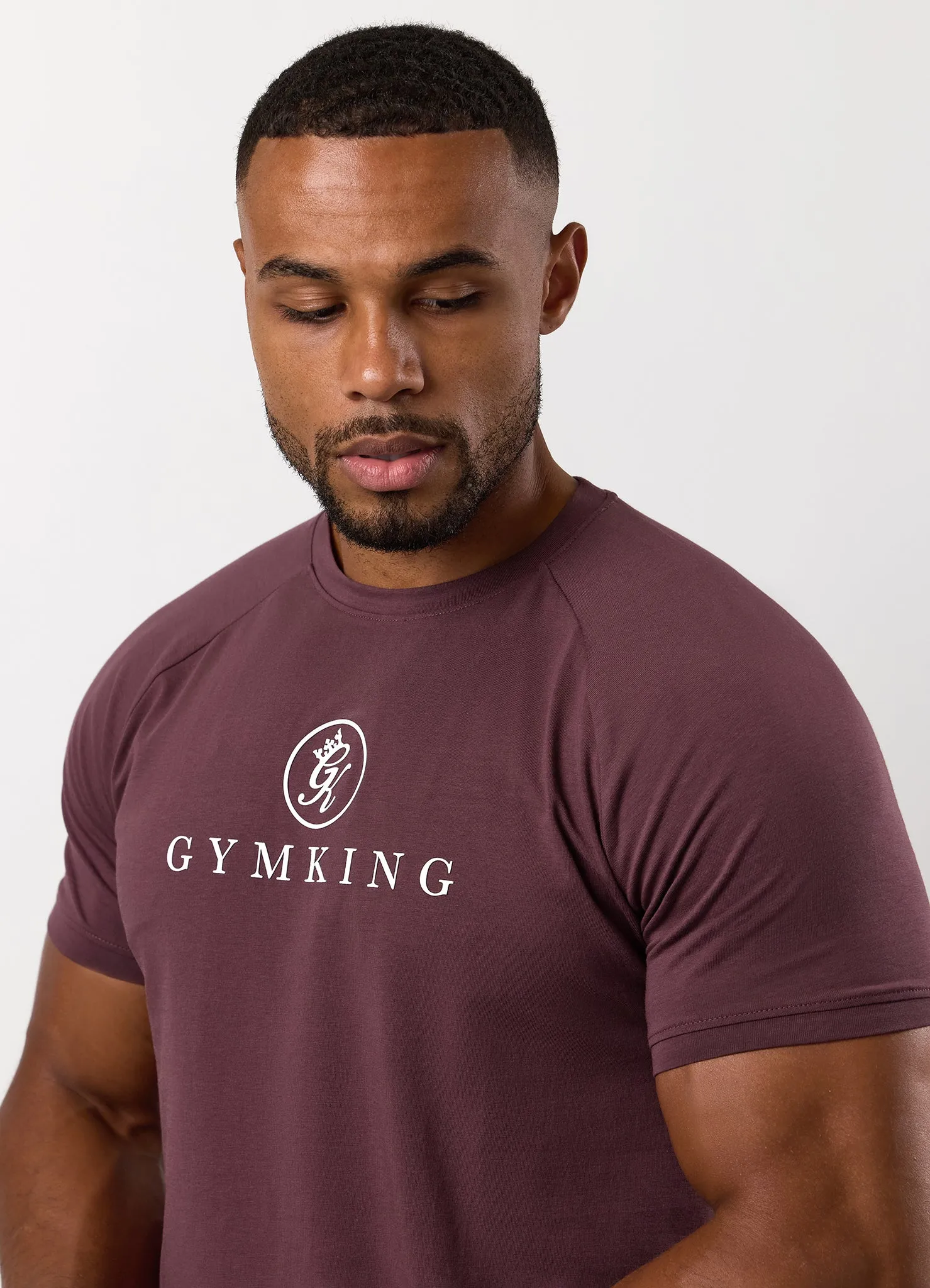 Gym King Pro Tee - Deep Plum sold by The Gym King product image thumbnail 4