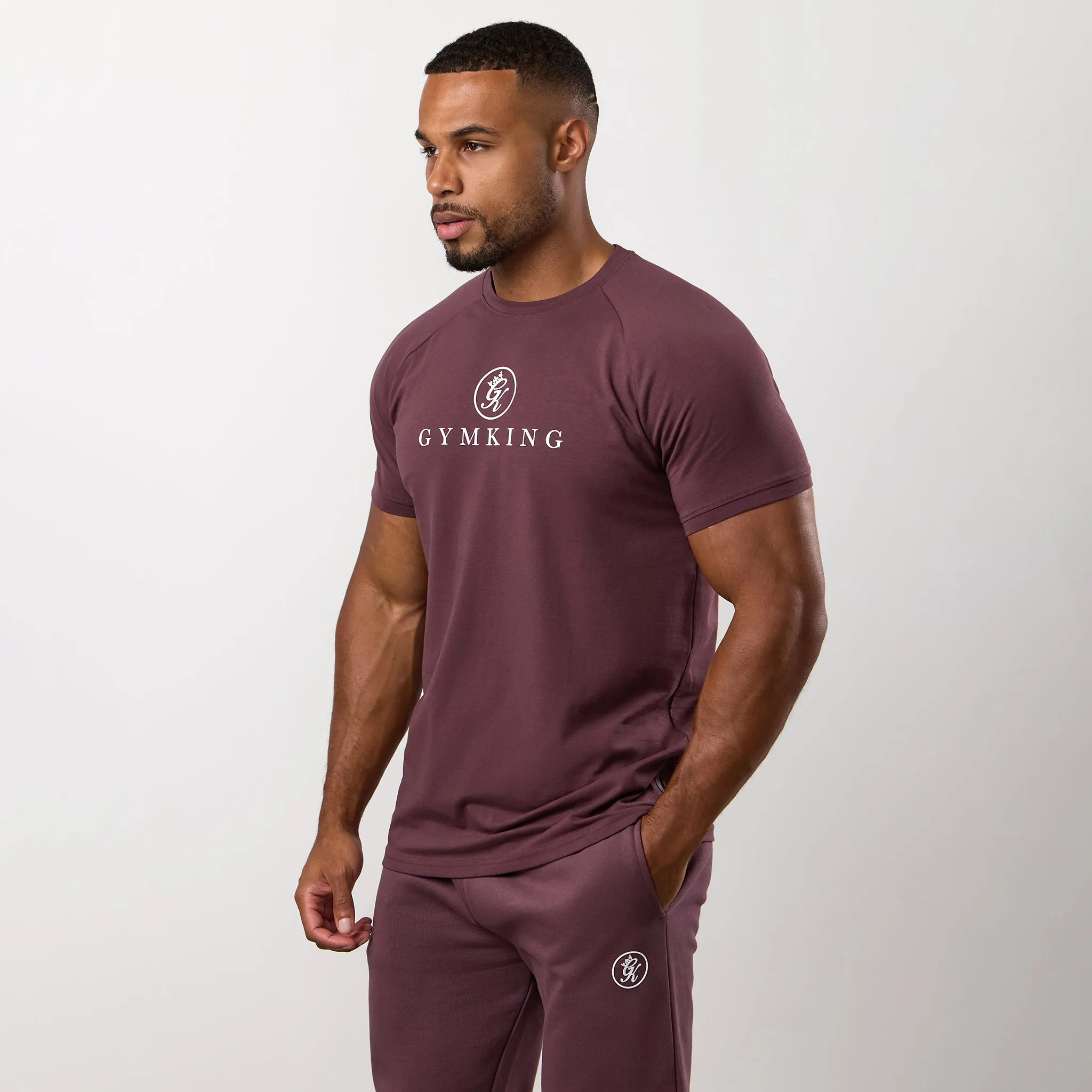Gym King Pro Tee - Deep Plum sold by The Gym King product image thumbnail 2