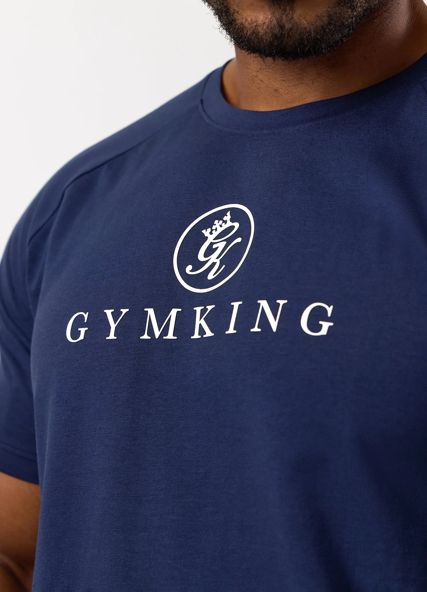 Gym King Pro Tee - Oxford Blue sold by The Gym King product image thumbnail 4