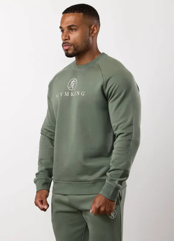 Gym King Pro Crew - Sage Grey made by The Gym King