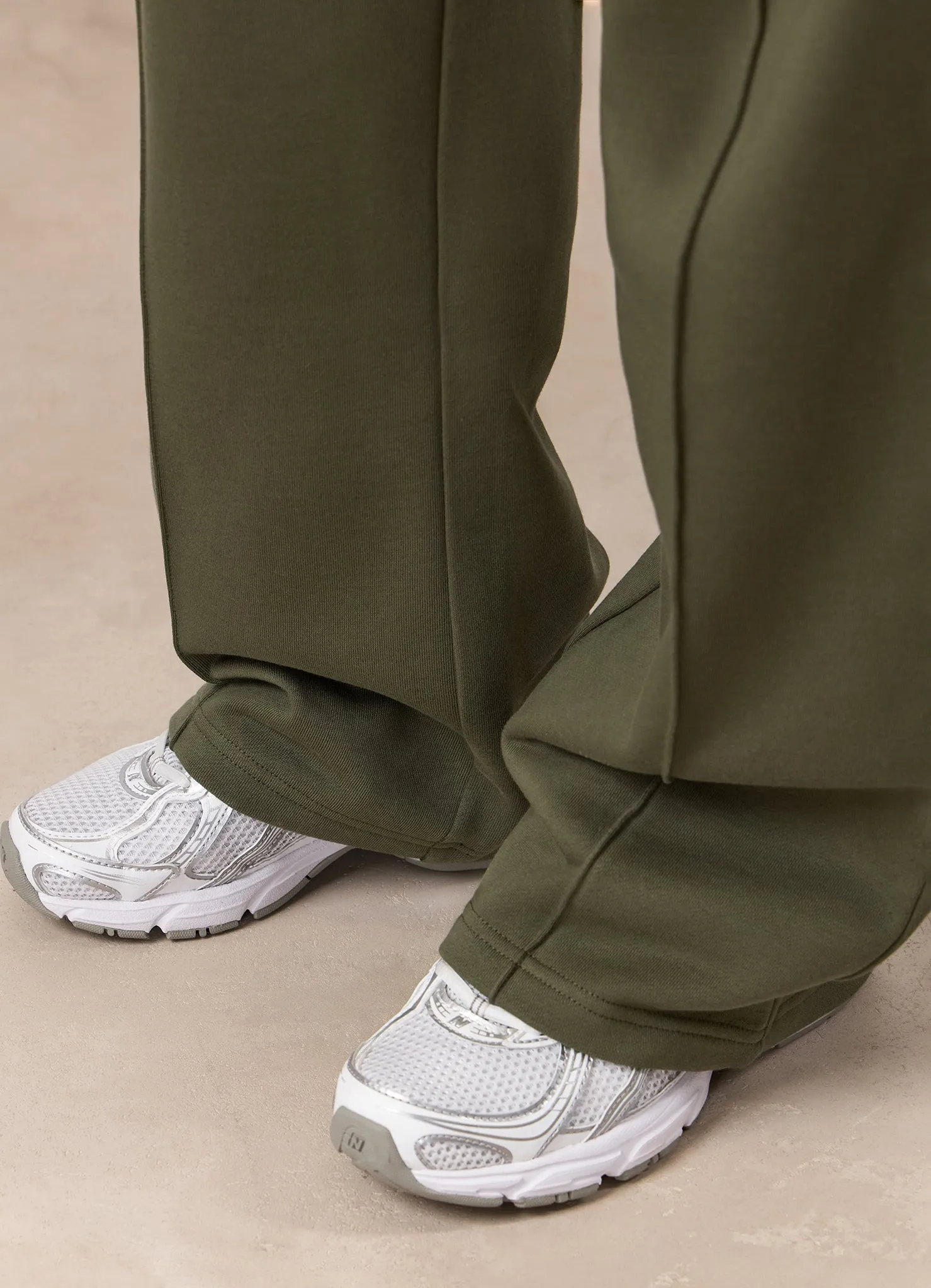Gym King Powered By Belief Straight Leg Jogger - Warm Khaki sold by The Gym King product image thumbnail 5