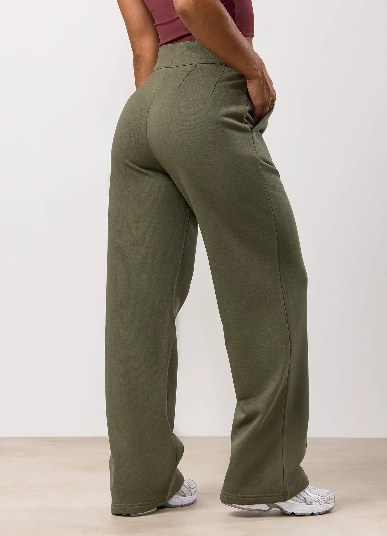 Gym King Powered By Belief Straight Leg Jogger - Warm Khaki sold by The Gym King product image thumbnail 2