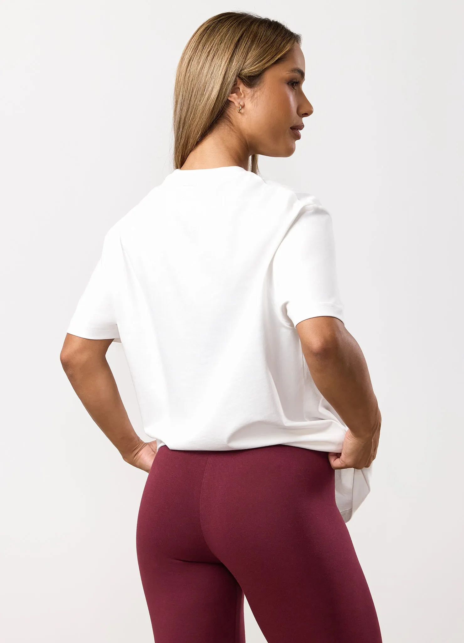 Gym King Powered By Belief BF Tee - Cream sold by The Gym King product image thumbnail 3