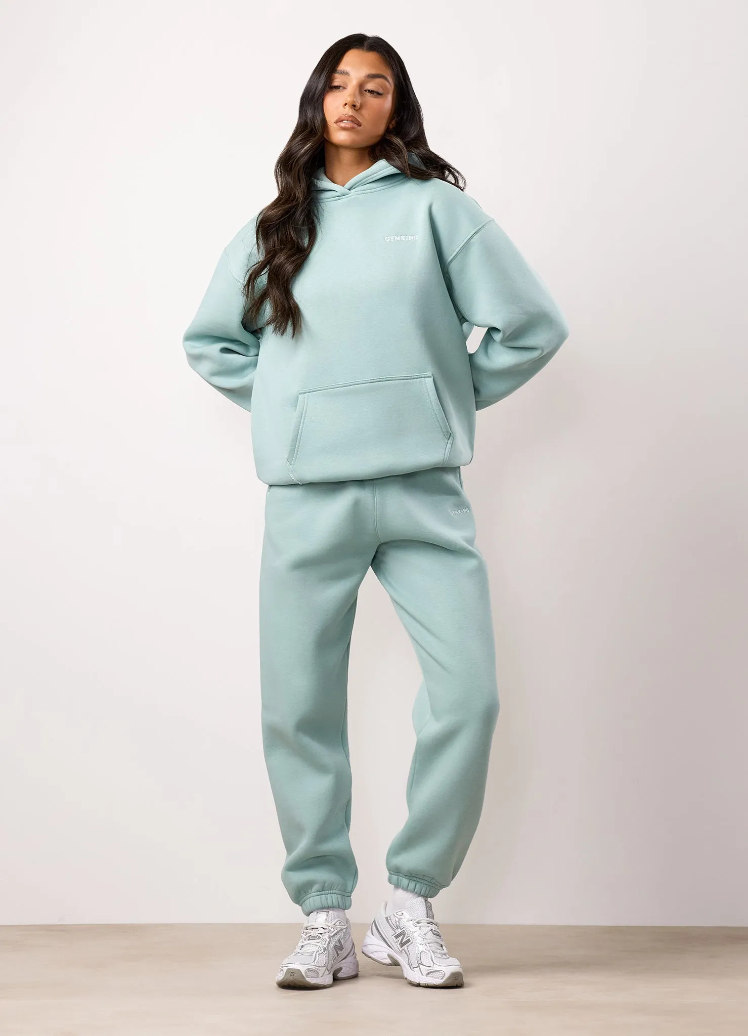 Gym King 365 Relaxed Fit Hood Tracksuit - Green Mist sold by The Gym King product image thumbnail 4