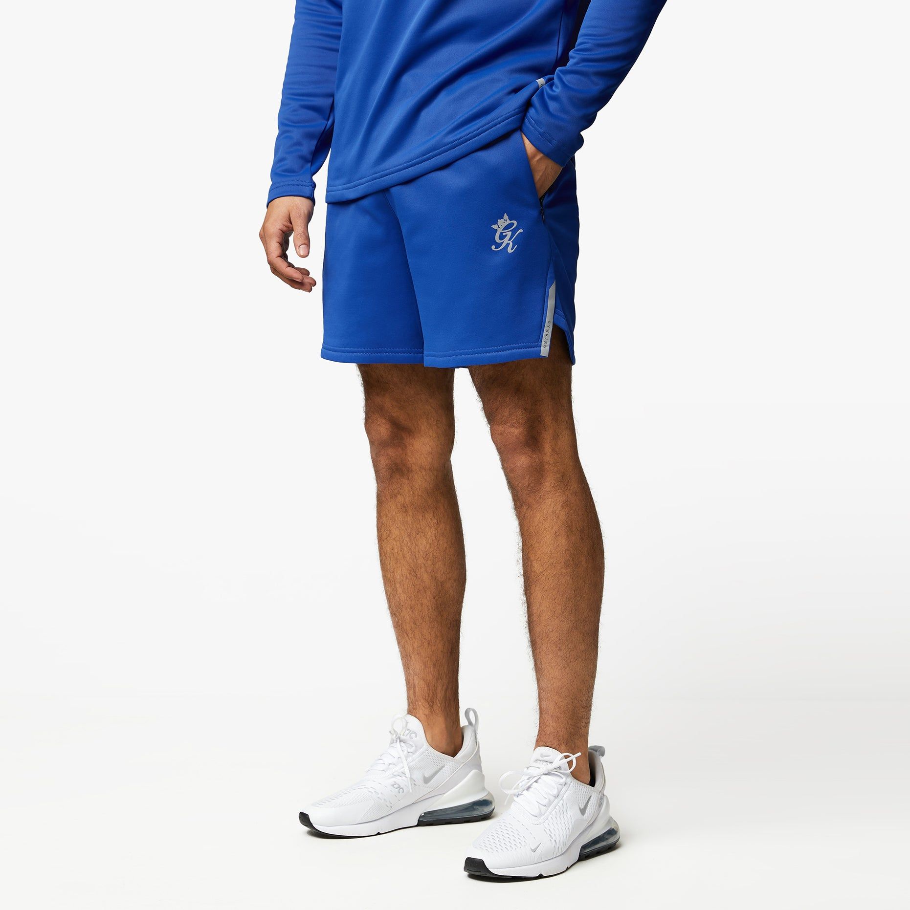 Gym King Velocity Tech Short - Electric Blue/Black sold by The Gym King product image thumbnail 2