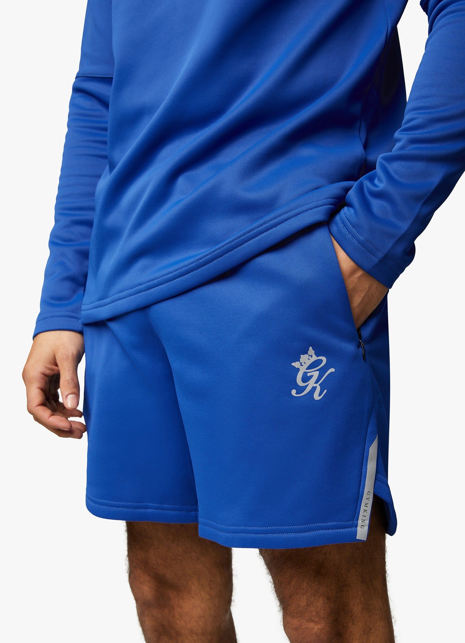 Gym King Velocity Tech Short - Electric Blue/Black sold by The Gym King product image thumbnail 4