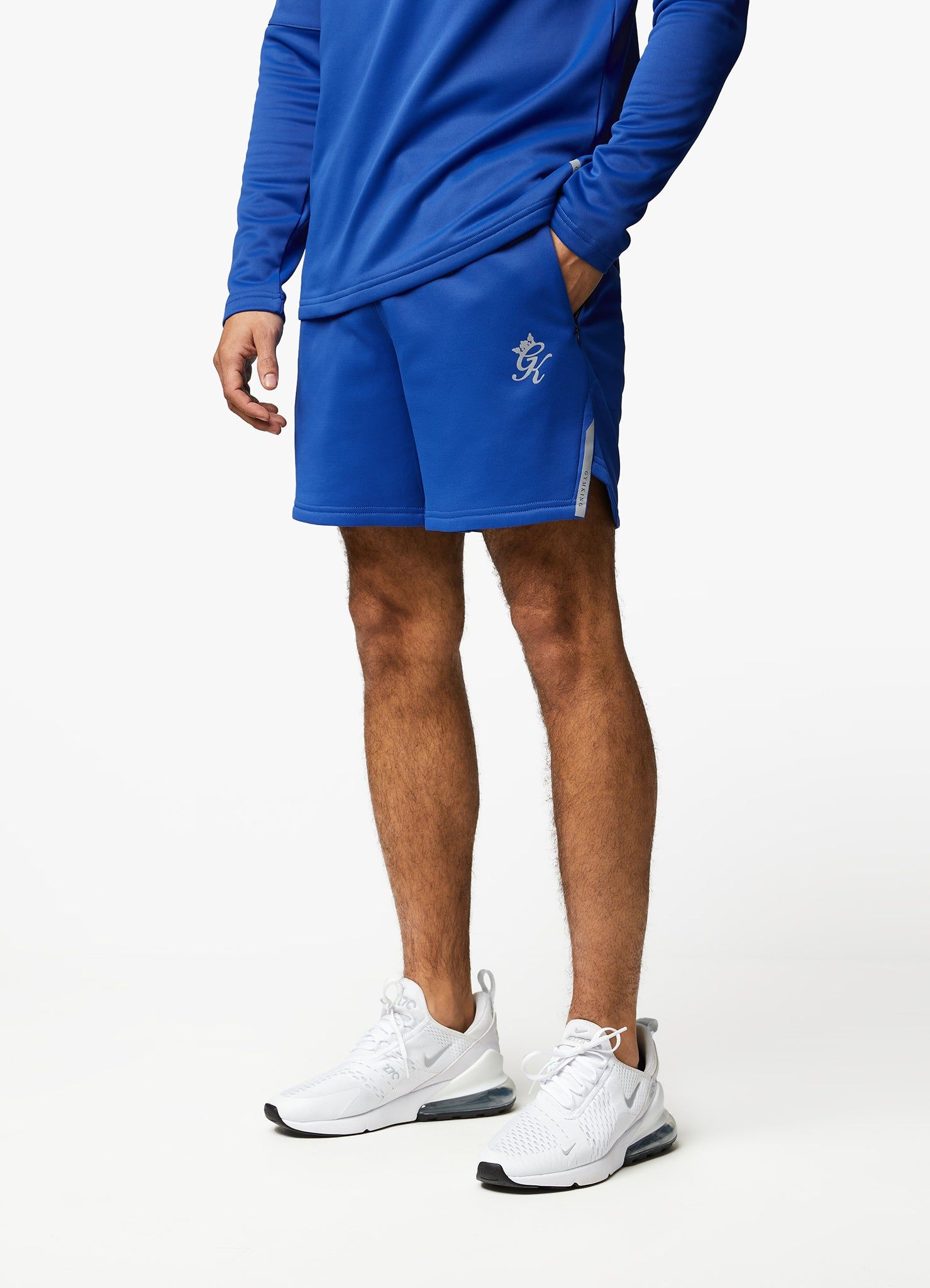 Gym King Velocity Tech Short - Electric Blue/Black sold by The Gym King