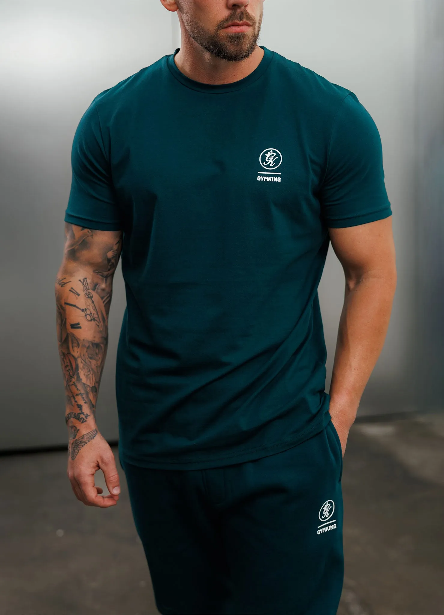 Gym King Aventus Jersey Tee - Teal sold by The Gym King product image thumbnail 4