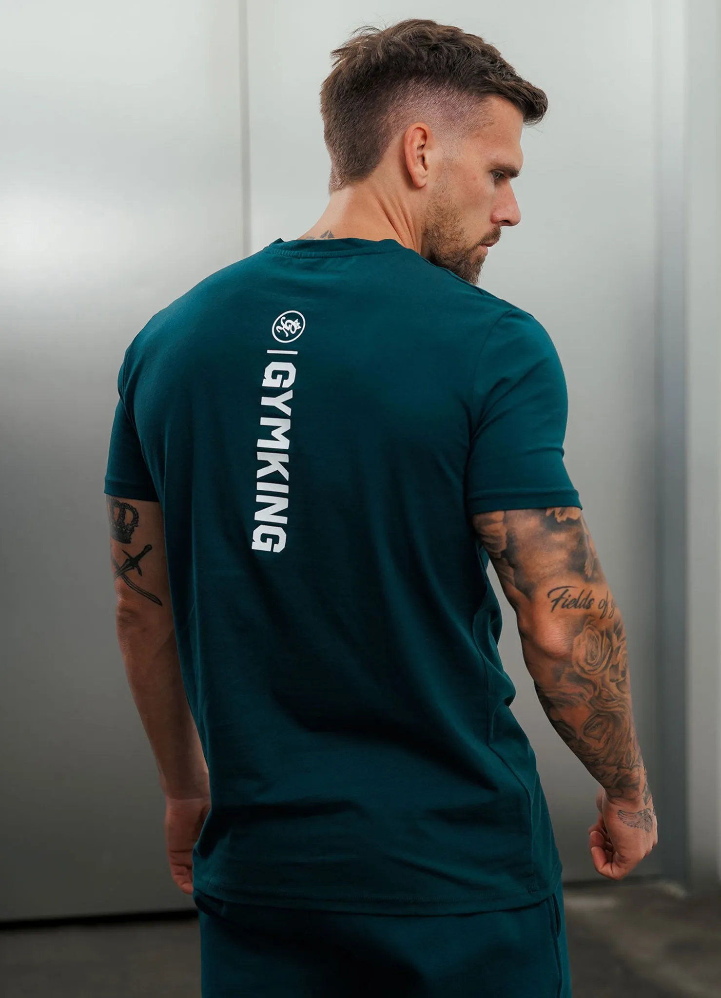 Gym King Aventus Jersey Tee - Teal sold by The Gym King product image thumbnail 3