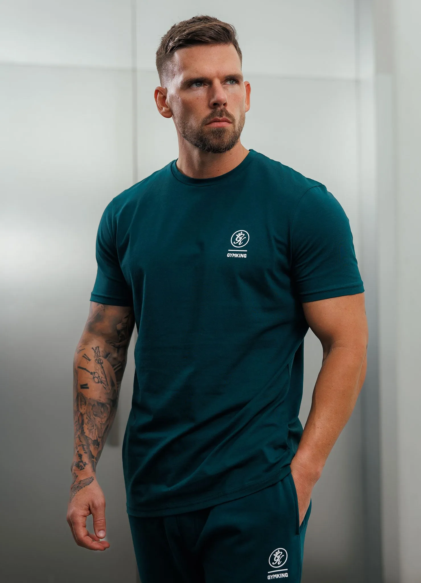 Gym King Aventus Jersey Tee - Teal sold by The Gym King