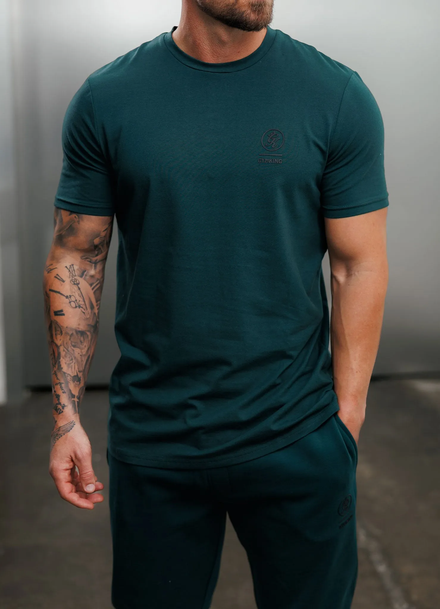 Gym King Aventus Jersey Tee - Deep Forest Green sold by The Gym King product image thumbnail 4