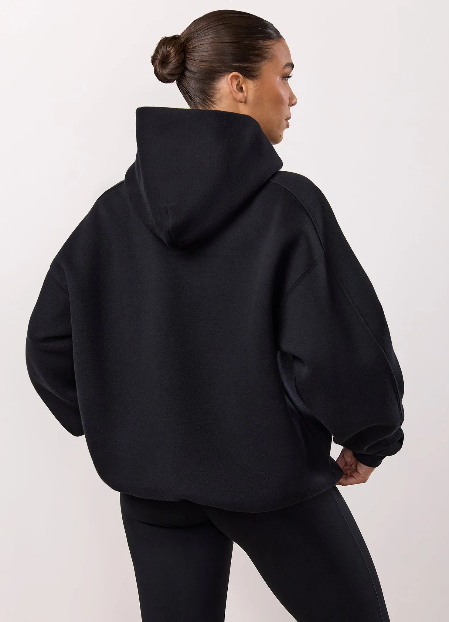 Gym King Inspire Oversized Hood Tracksuit - Black sold by The Gym King product image thumbnail 5