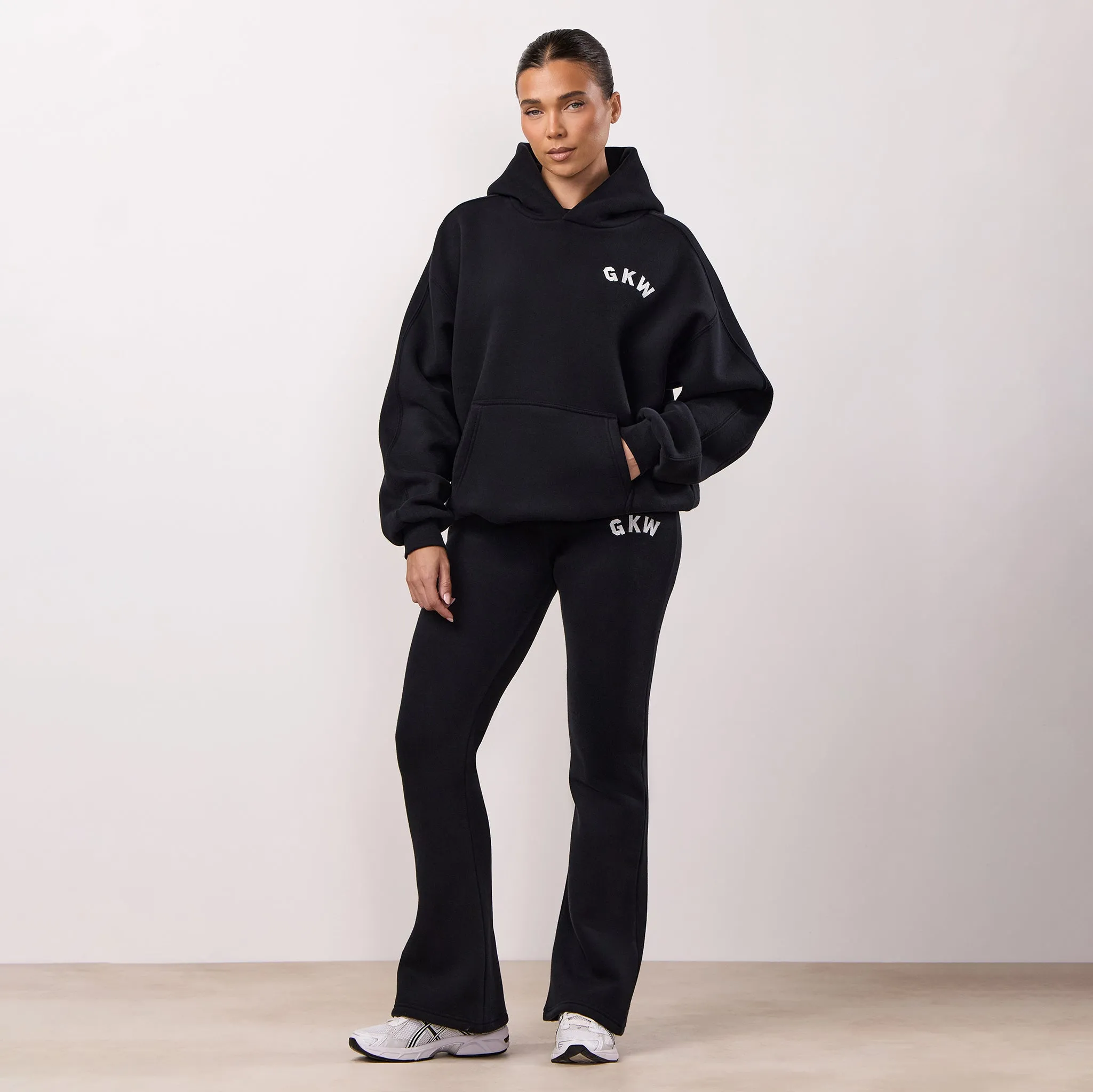 Gym King Inspire Oversized Hood Tracksuit - Black sold by The Gym King product image thumbnail 2