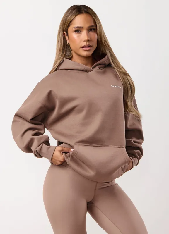 Gym King 365 Relaxed Fit Hood - Fawn sold by The Gym King