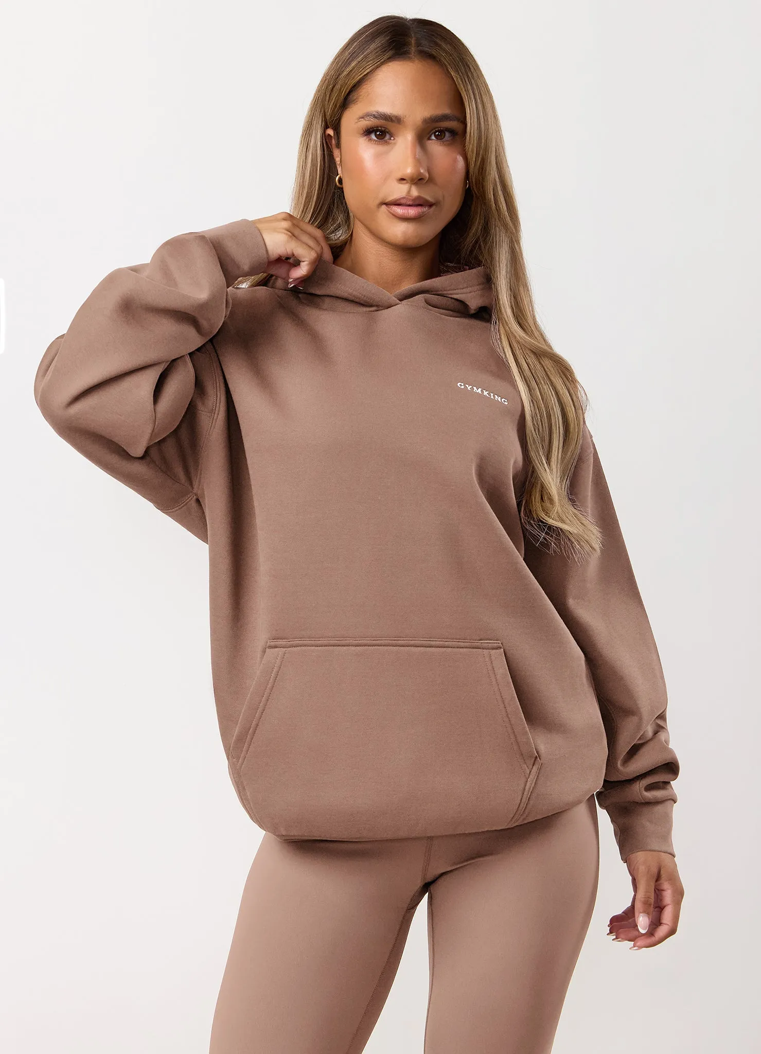 Gym King 365 Relaxed Fit Hood - Fawn sold by The Gym King product image thumbnail 5