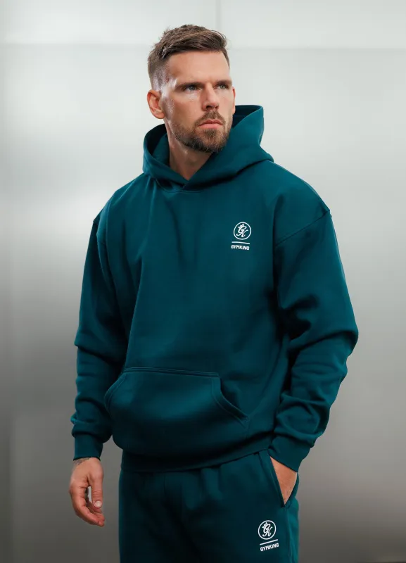 Gym King Aventus Fleece Hood - Teal sold by The Gym King