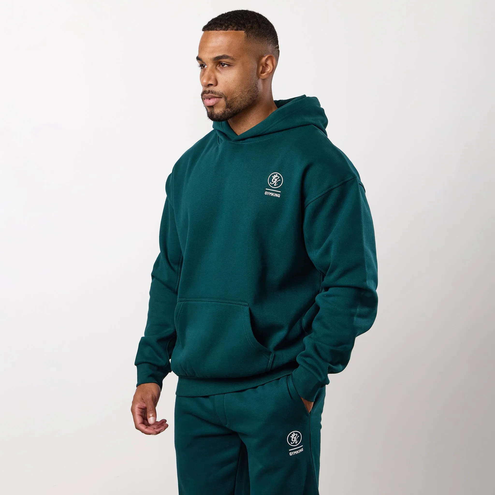 Gym King Aventus Fleece Hood - Teal sold by The Gym King product image thumbnail 2
