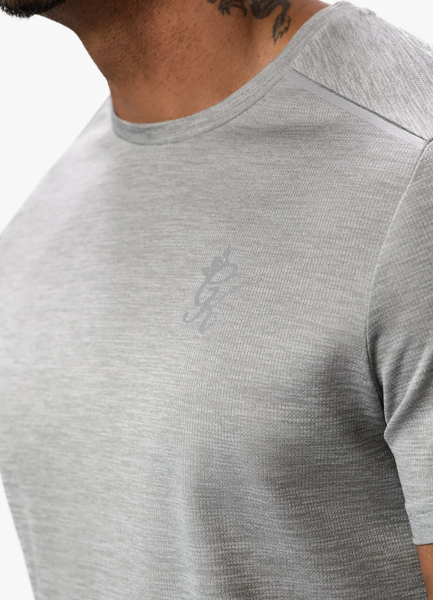 Gym King Element Tee - Grey Marl sold by The Gym King product image thumbnail 4