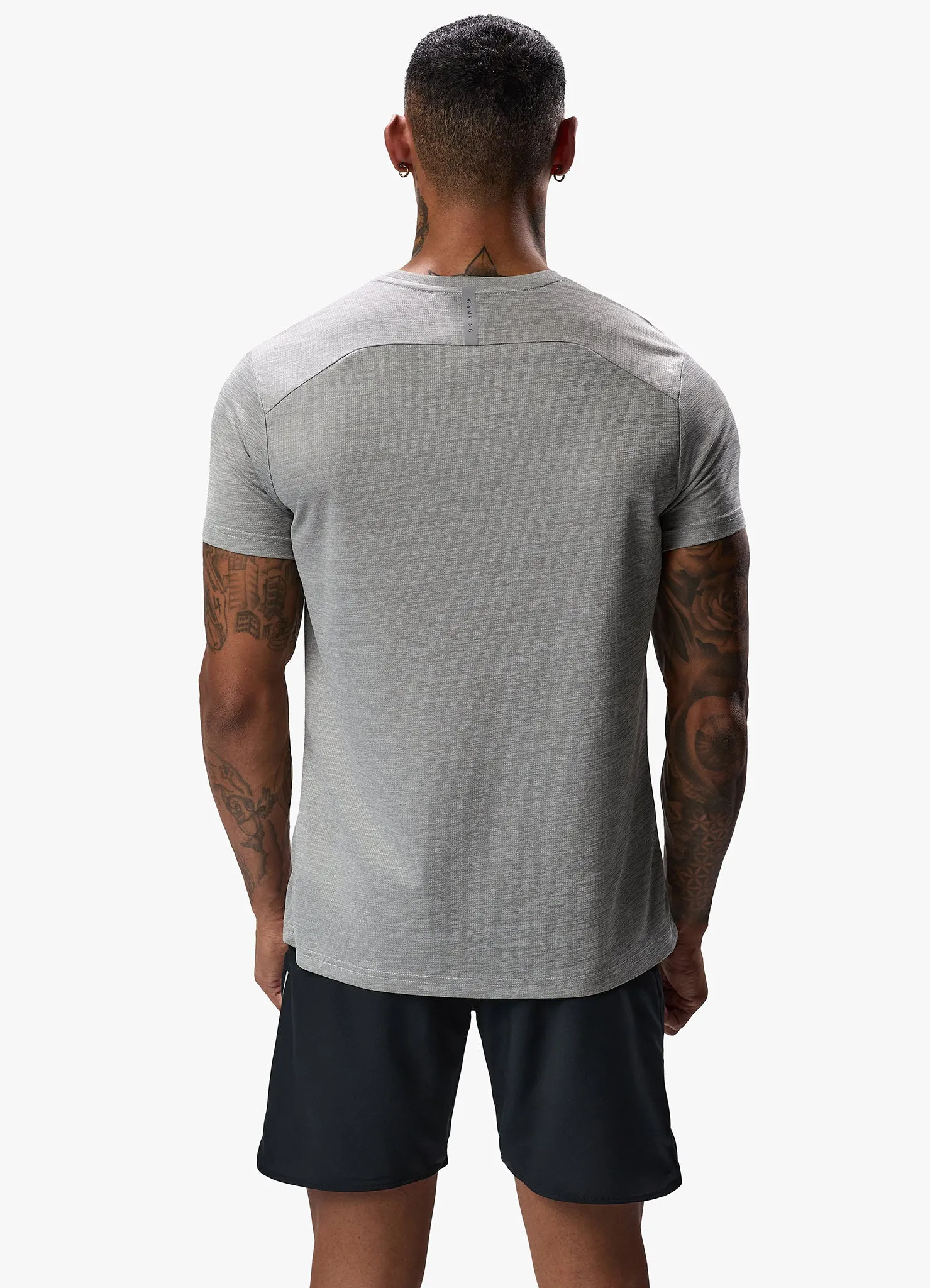 Gym King Element Tee - Grey Marl sold by The Gym King product image thumbnail 3