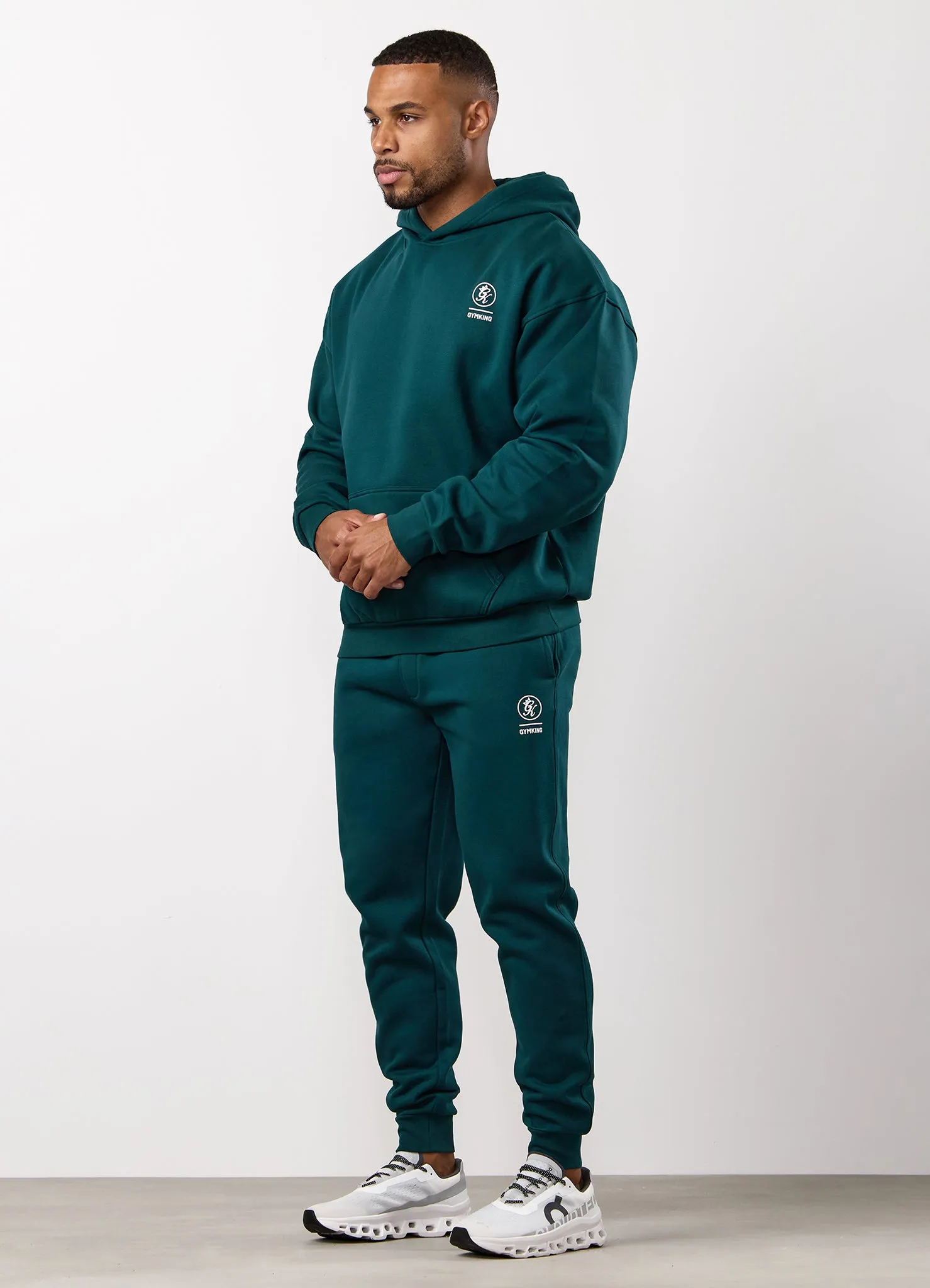 Gym King Aventus Fleece Hood Tracksuit - Teal sold by The Gym King product image thumbnail 5