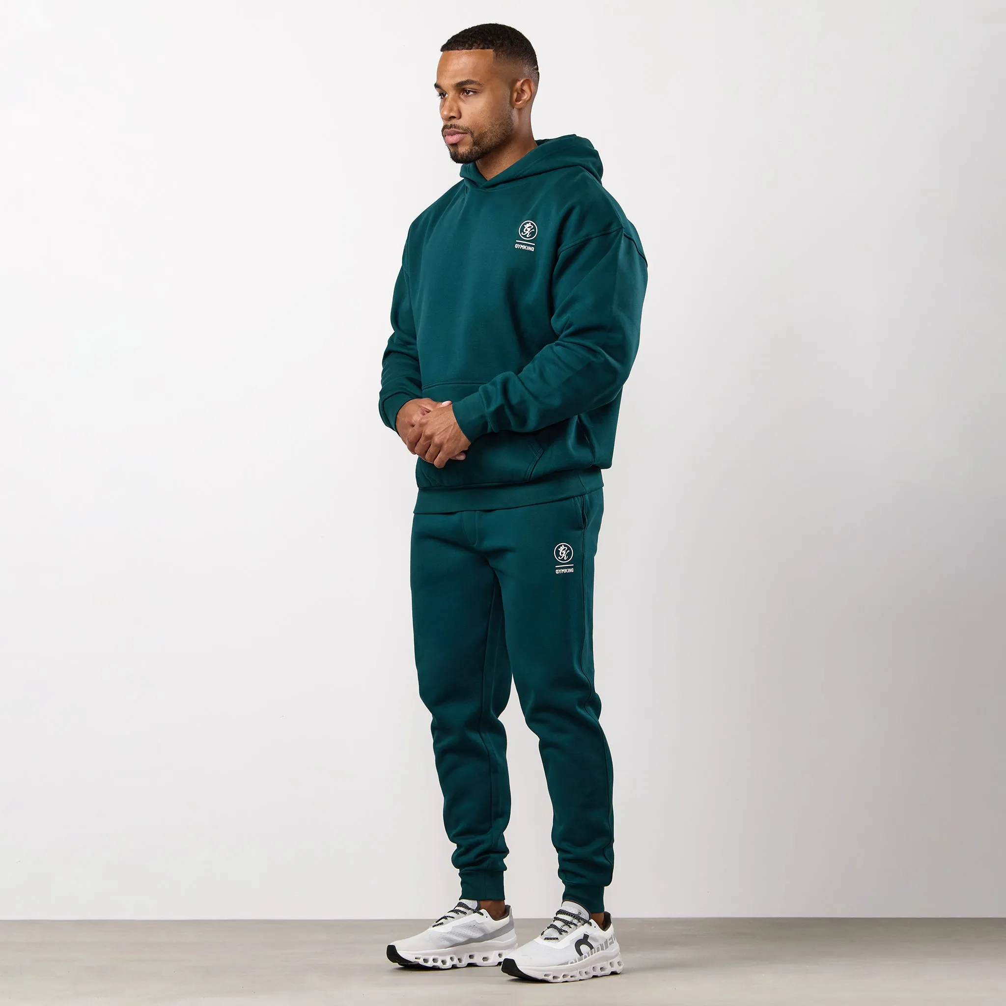 Gym King Aventus Fleece Hood Tracksuit - Teal sold by The Gym King product image thumbnail 2