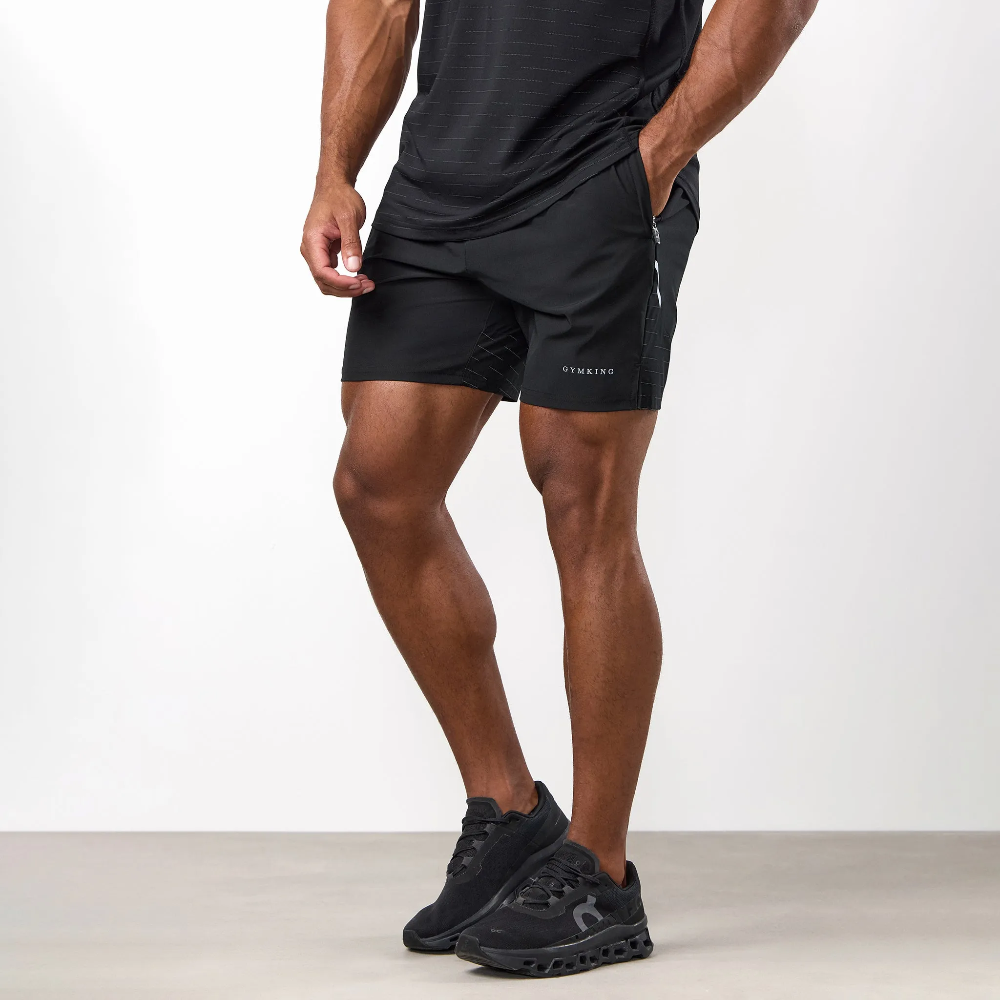 Gym King Stamina Performance Short - Black sold by The Gym King product image thumbnail 2