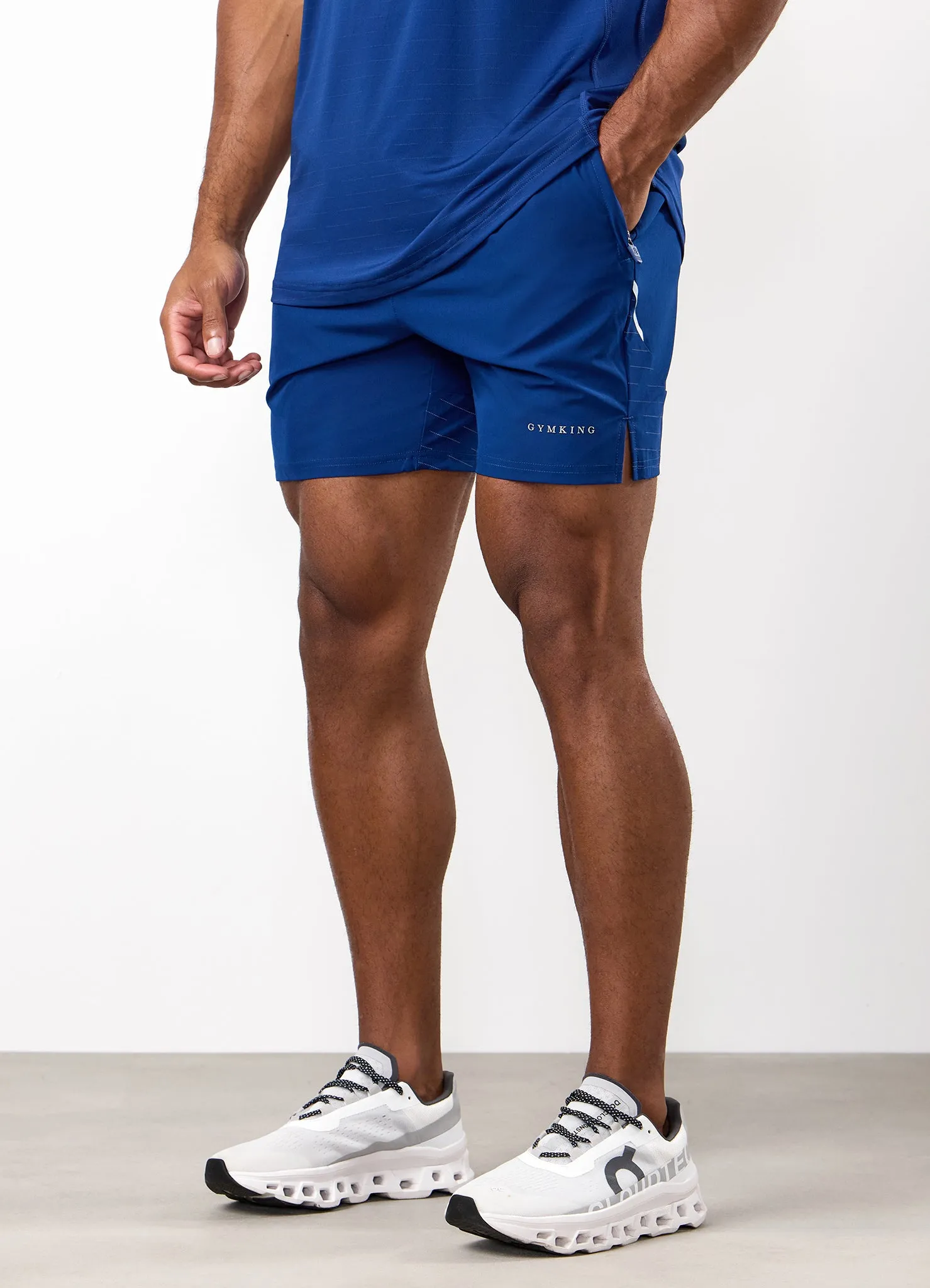Gym King Stamina Performance Short - Estate Blue sold by The Gym King