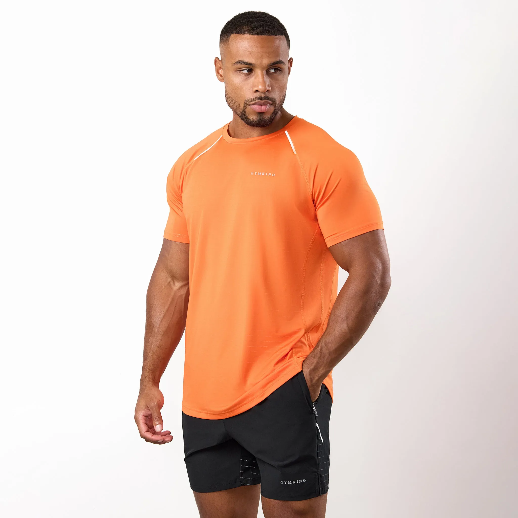Gym King Stamina Performance Tee - Satsuma sold by The Gym King product image thumbnail 2