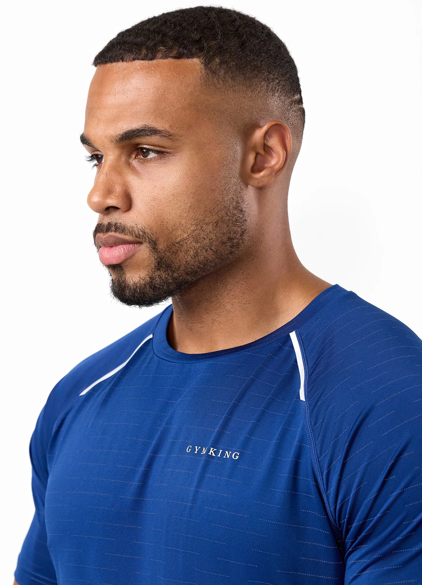 Gym King Stamina Performance Tee - Estate Blue sold by The Gym King product image thumbnail 4